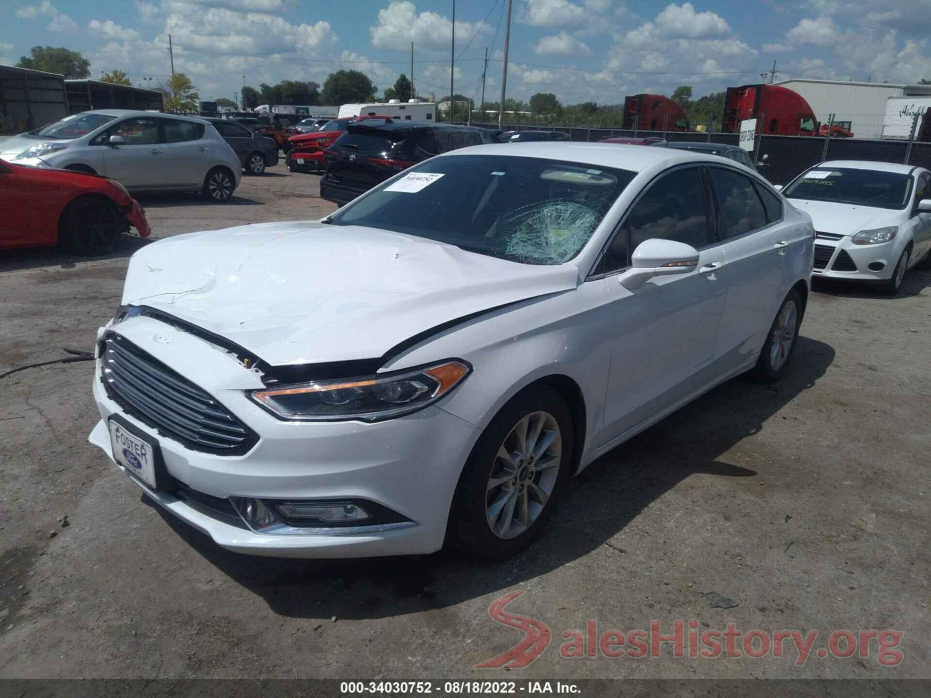 3FA6P0HD0HR114319 2017 FORD FUSION