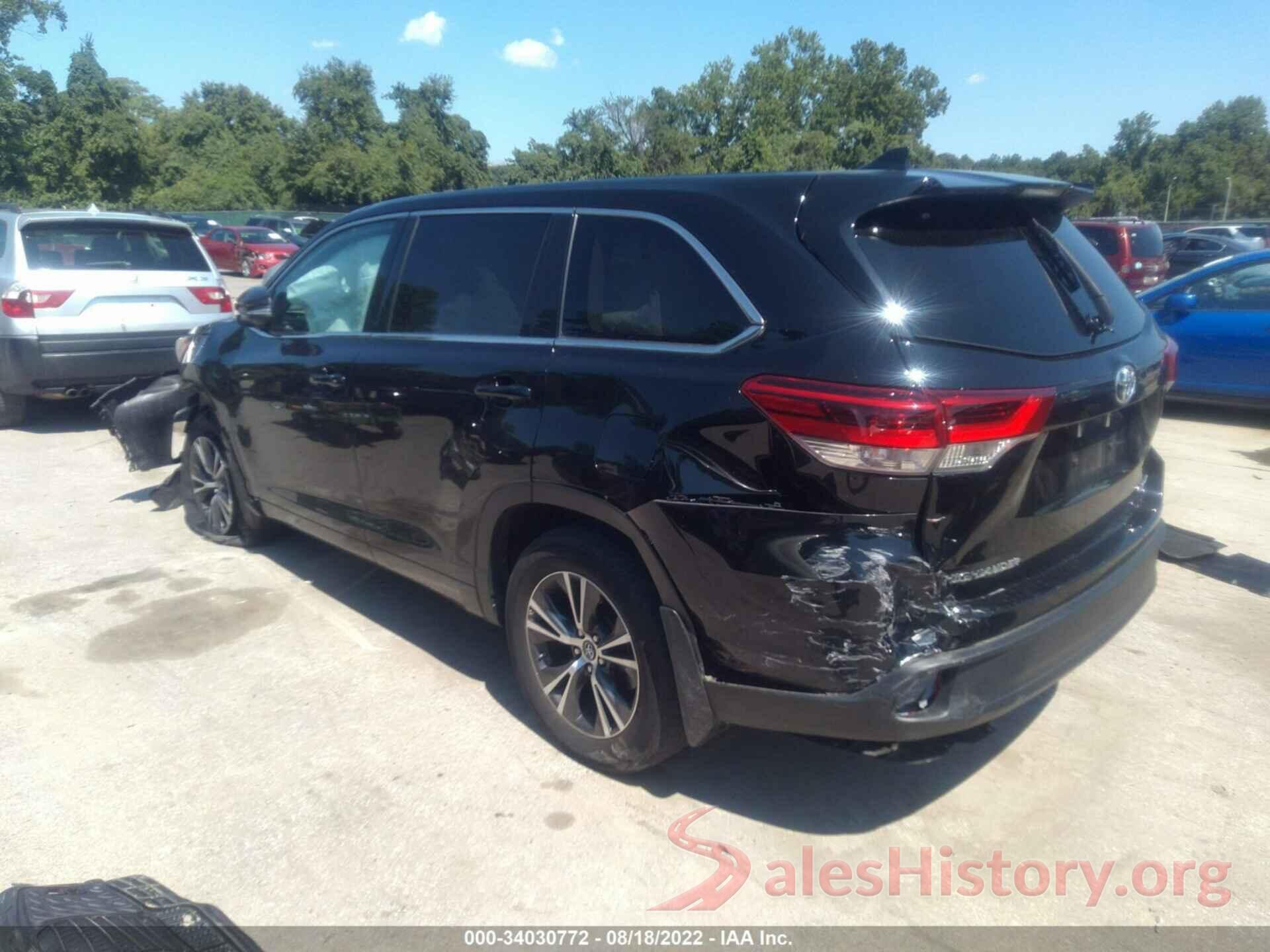 5TDBZRFH4JS881123 2018 TOYOTA HIGHLANDER