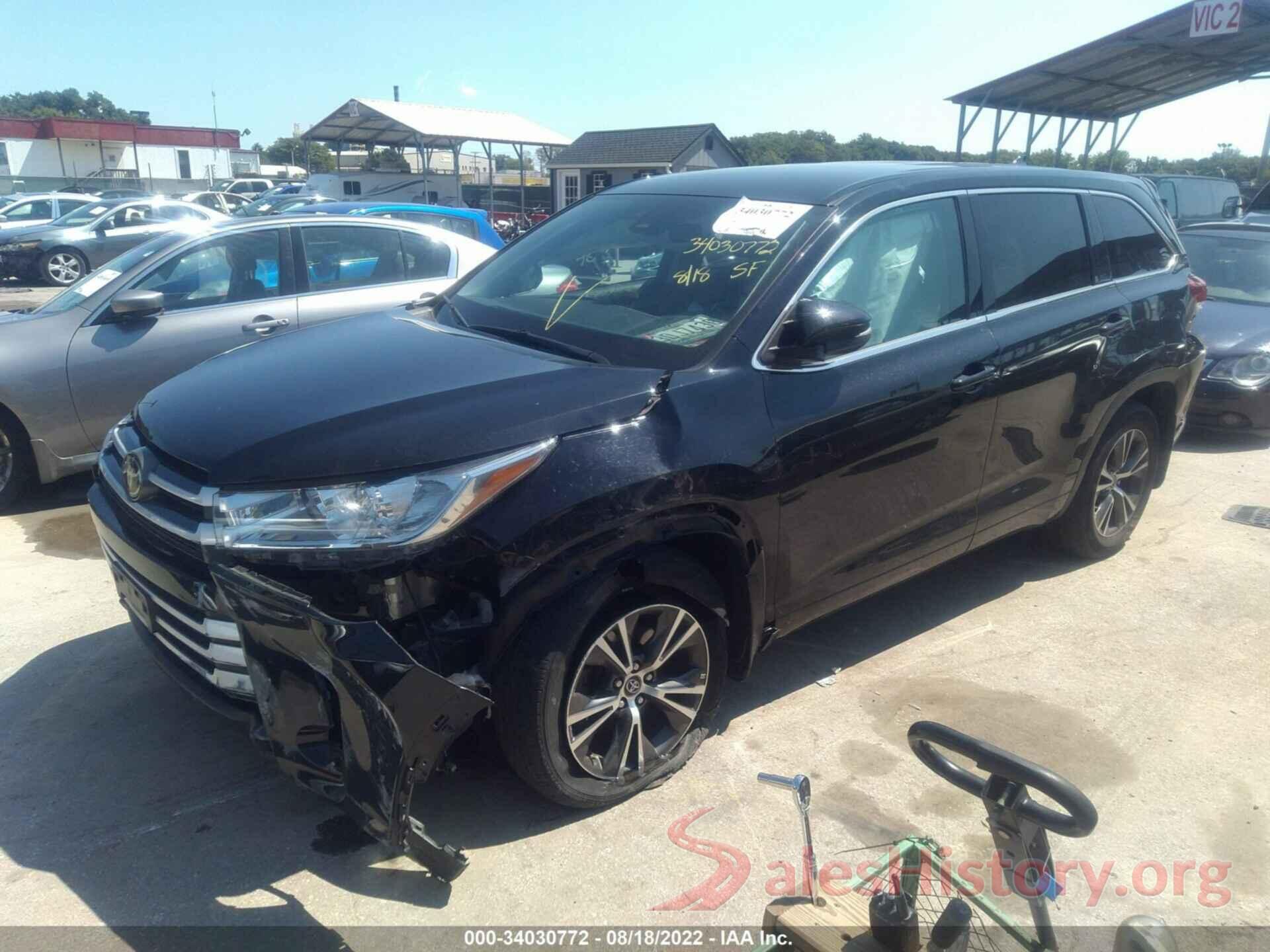 5TDBZRFH4JS881123 2018 TOYOTA HIGHLANDER