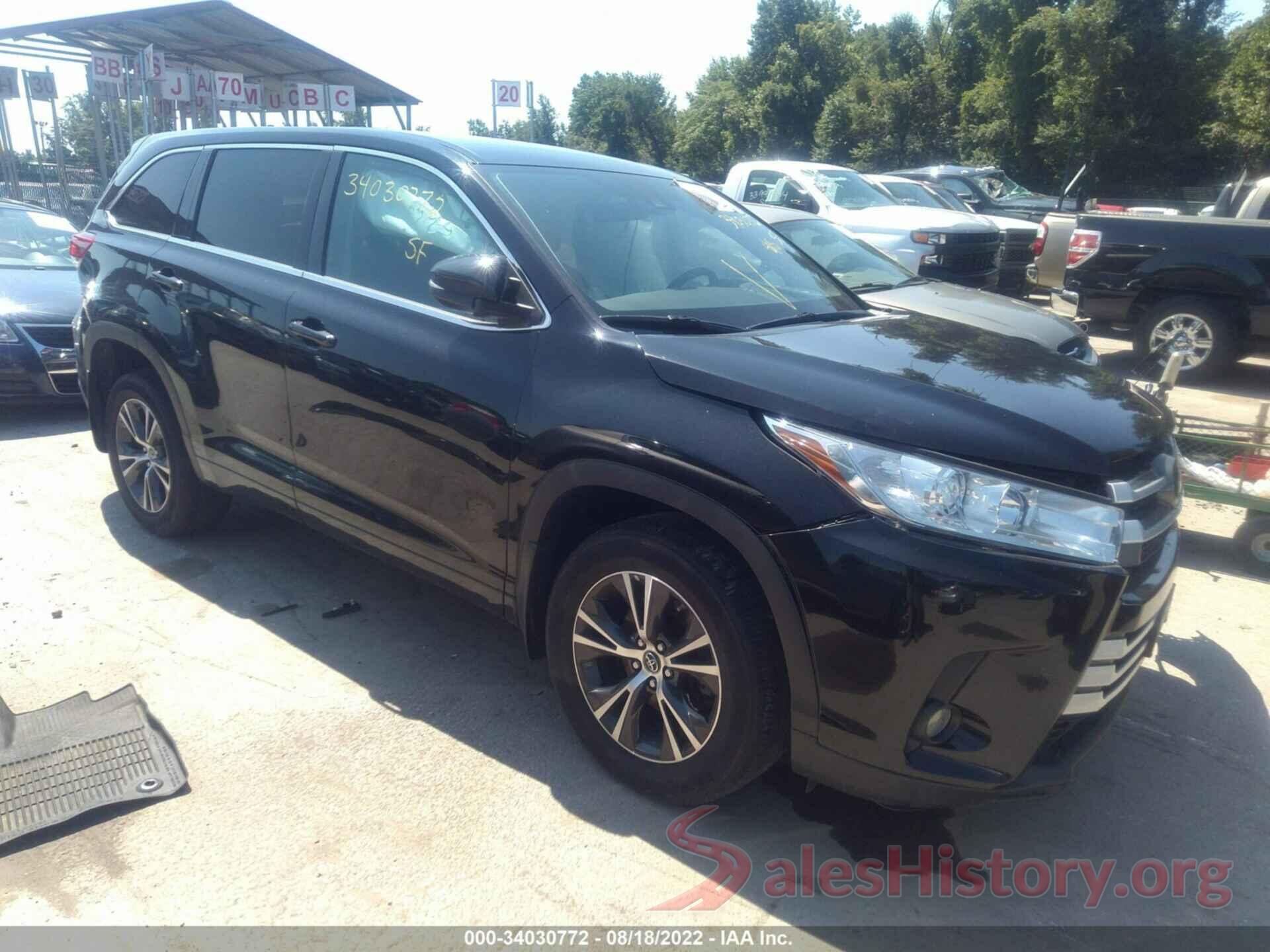 5TDBZRFH4JS881123 2018 TOYOTA HIGHLANDER