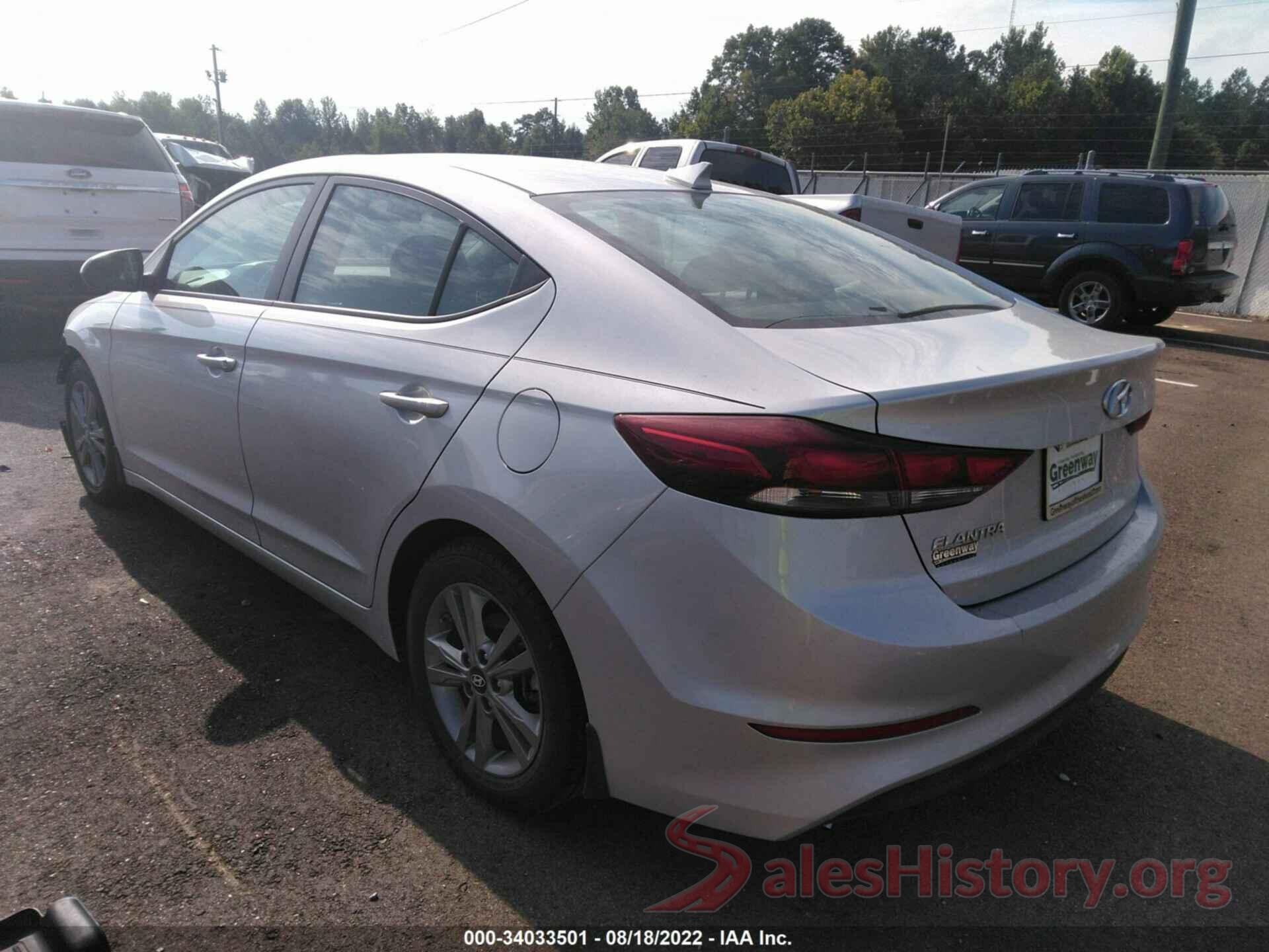 KMHD84LFXJU491023 2018 HYUNDAI ELANTRA