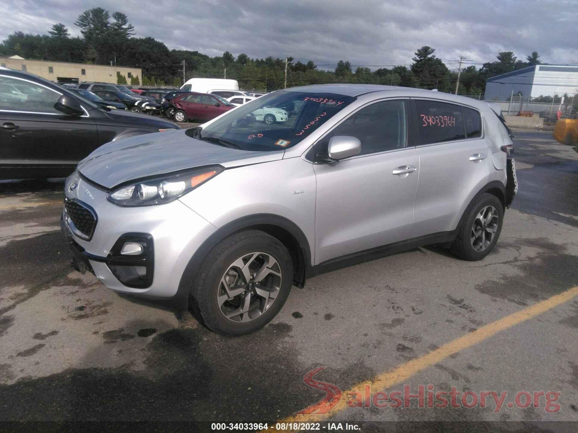 KNDPMCAC0L7811502 2020 KIA SPORTAGE