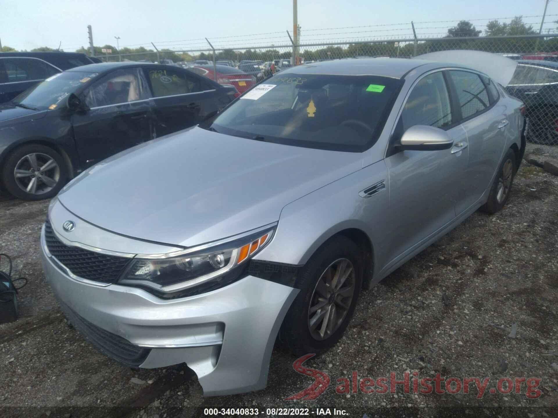 5XXGT4L38GG079509 2016 KIA OPTIMA