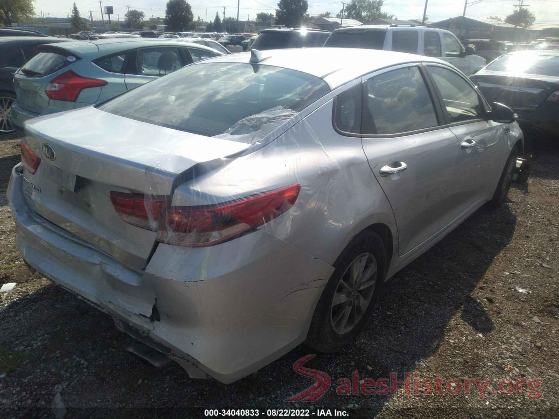 5XXGT4L38GG079509 2016 KIA OPTIMA