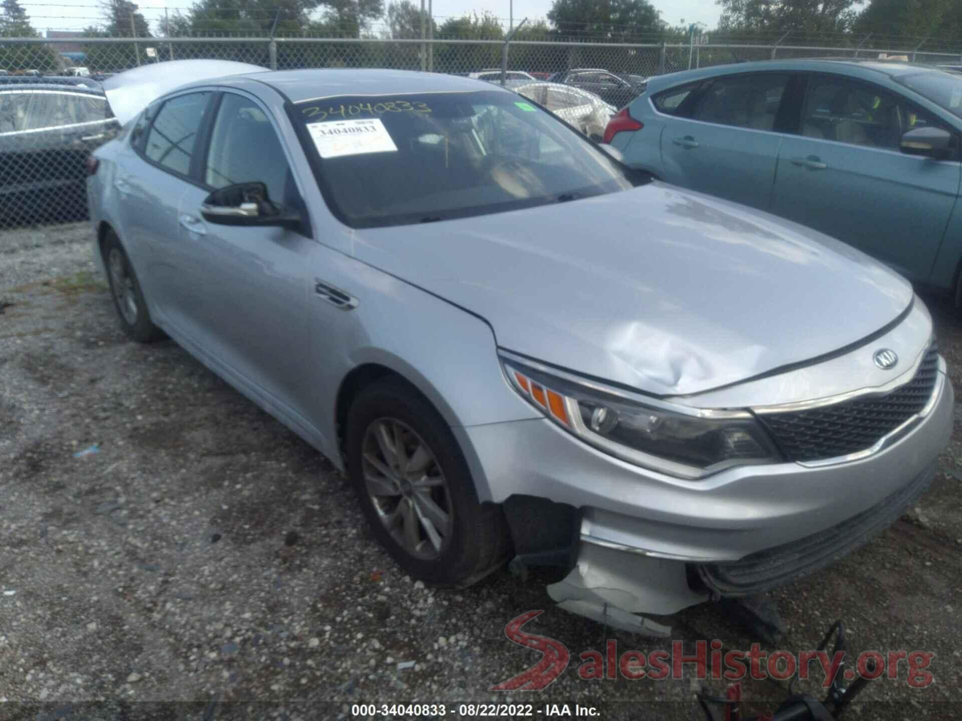 5XXGT4L38GG079509 2016 KIA OPTIMA