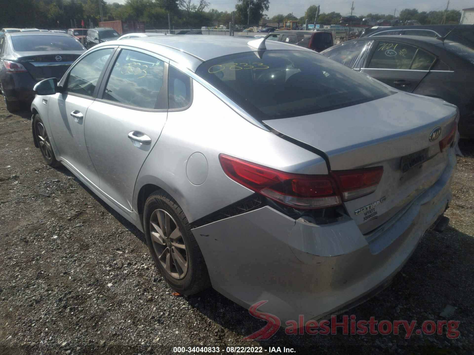 5XXGT4L38GG079509 2016 KIA OPTIMA