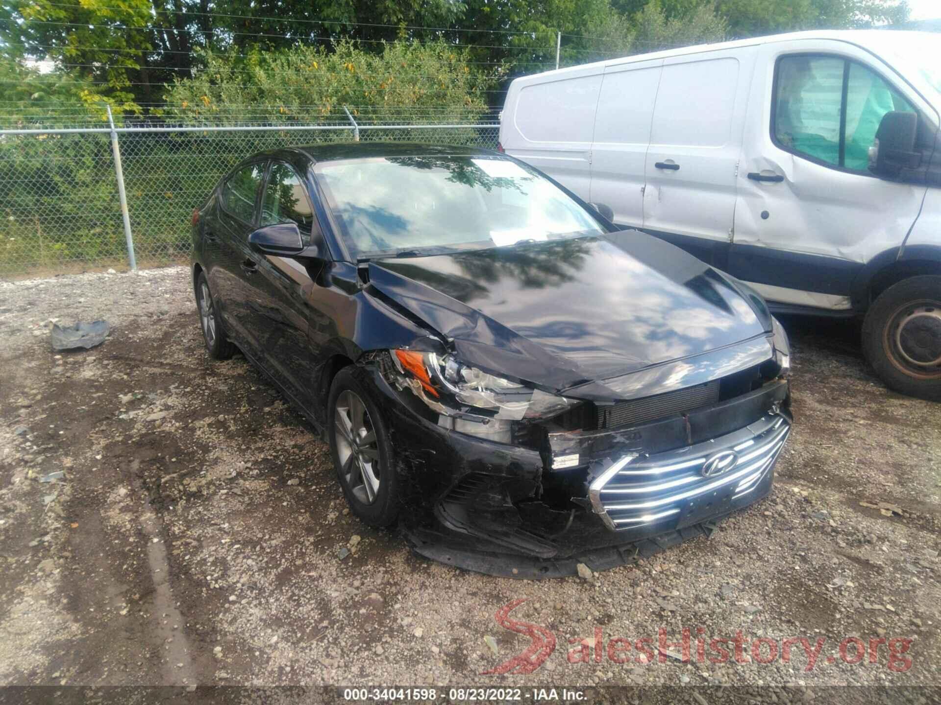 5NPD84LF9JH373365 2018 HYUNDAI ELANTRA