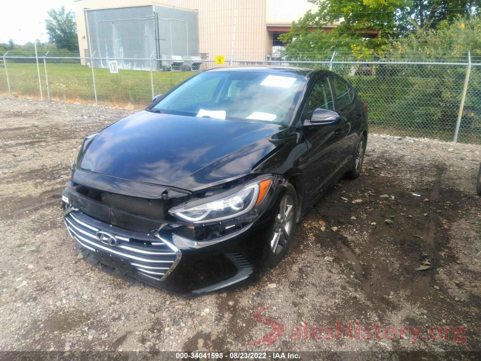 5NPD84LF9JH373365 2018 HYUNDAI ELANTRA