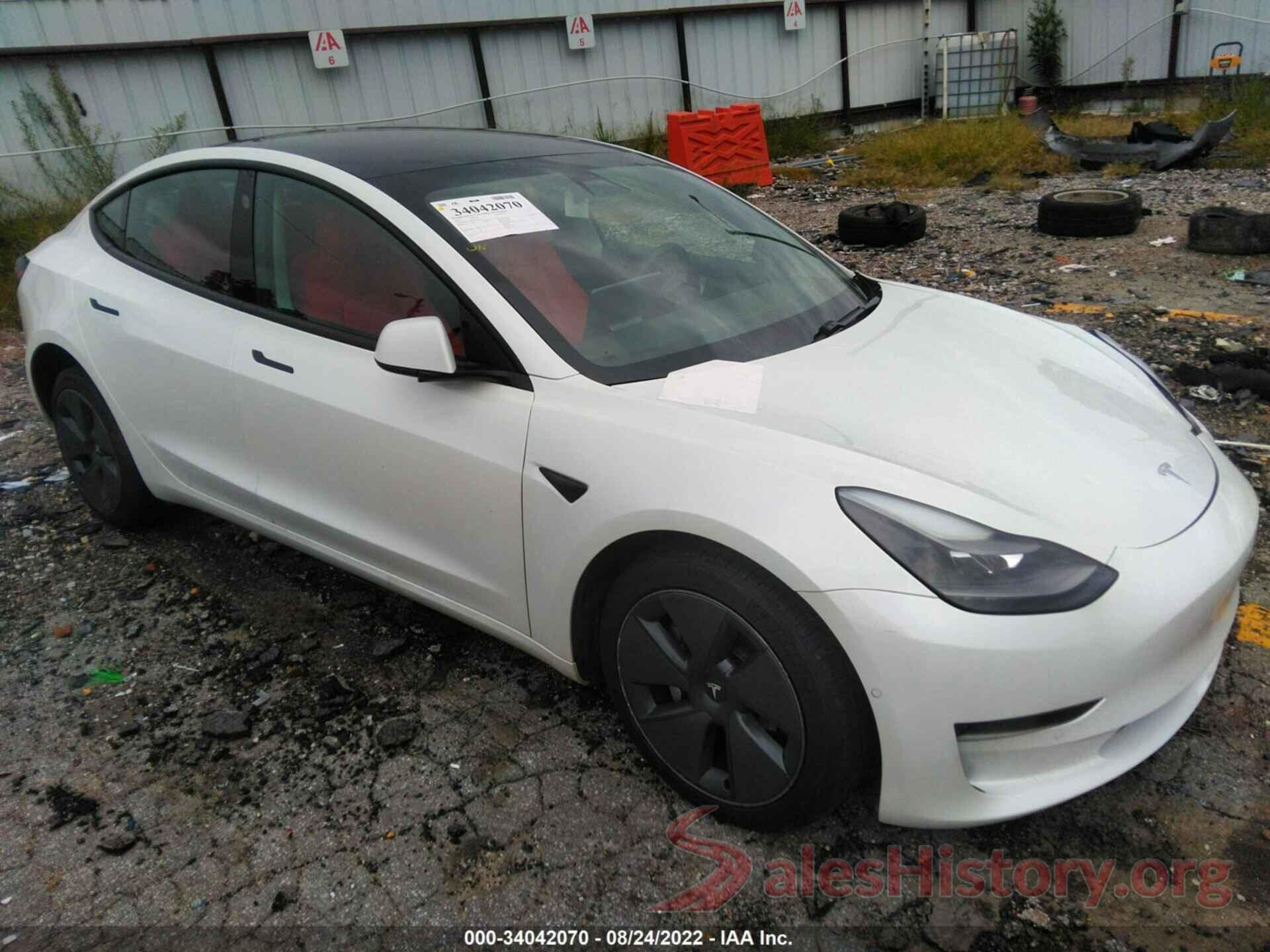 5YJ3E1EA9MF871914 2021 TESLA MODEL 3