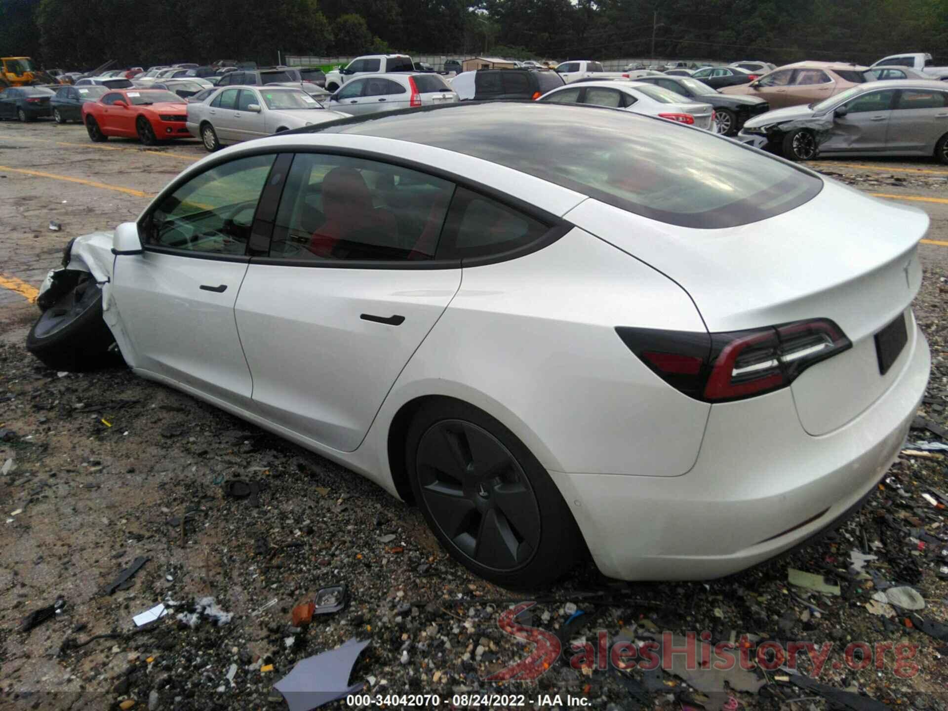 5YJ3E1EA9MF871914 2021 TESLA MODEL 3