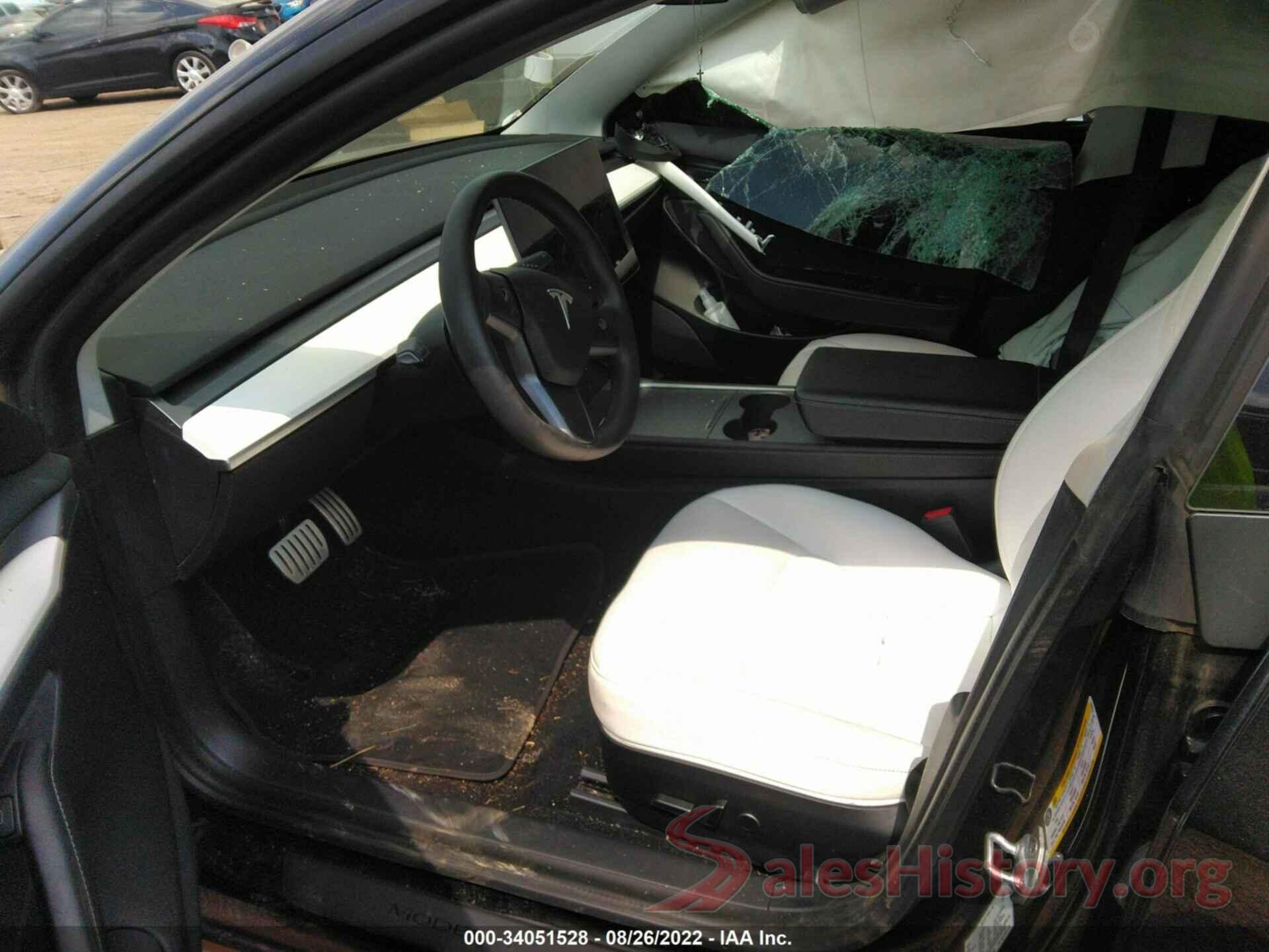 5YJ3E1EC5MF059656 2021 TESLA MODEL 3