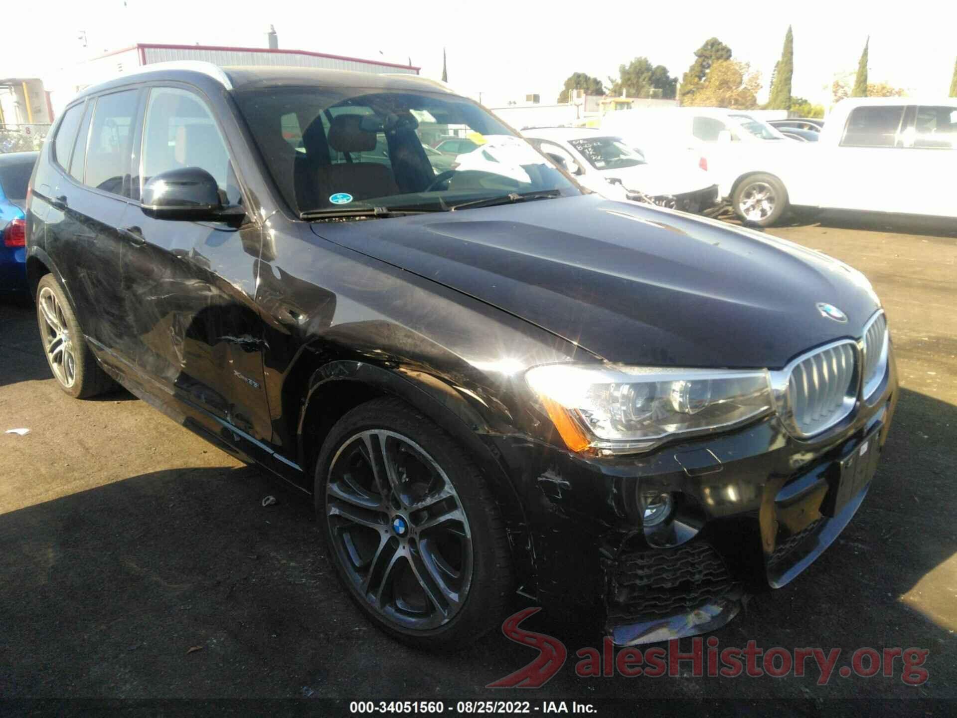 5UXWX7C5XG0S16100 2016 BMW X3