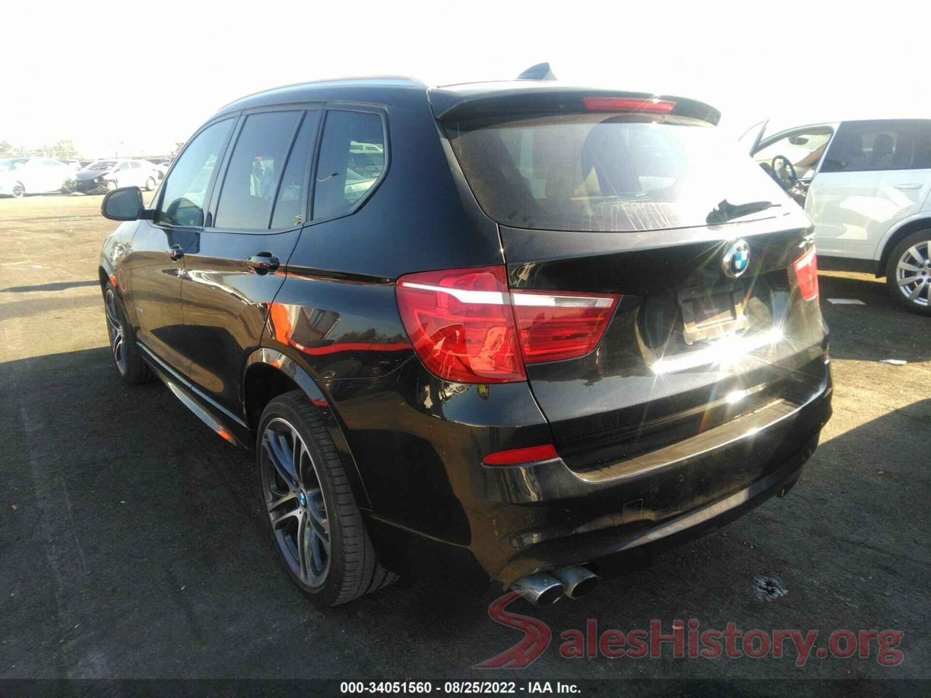 5UXWX7C5XG0S16100 2016 BMW X3