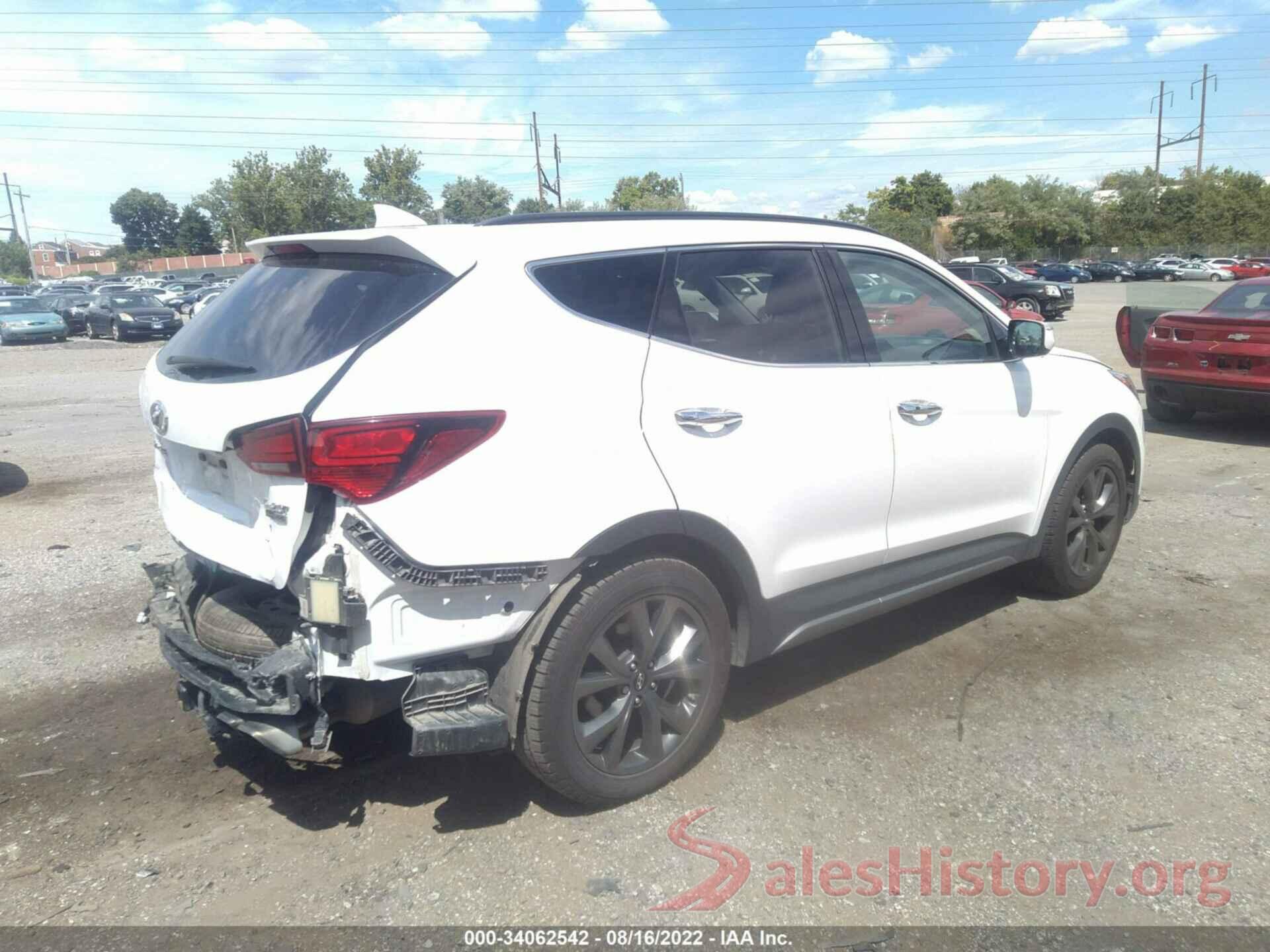 5NMZWDLA3HH041011 2017 HYUNDAI SANTA FE SPORT