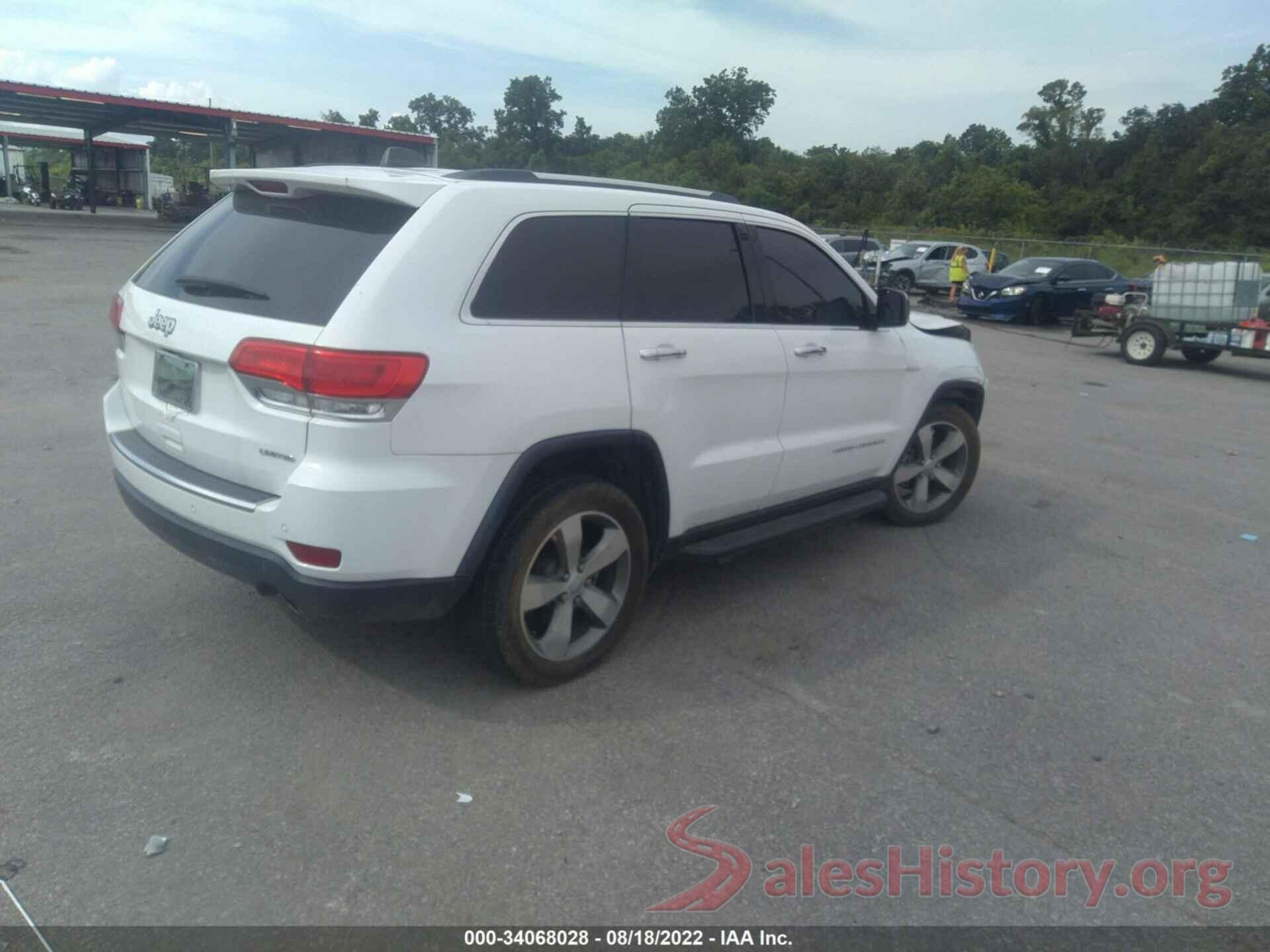 1C4RJEBG7GC501410 2016 JEEP GRAND CHEROKEE