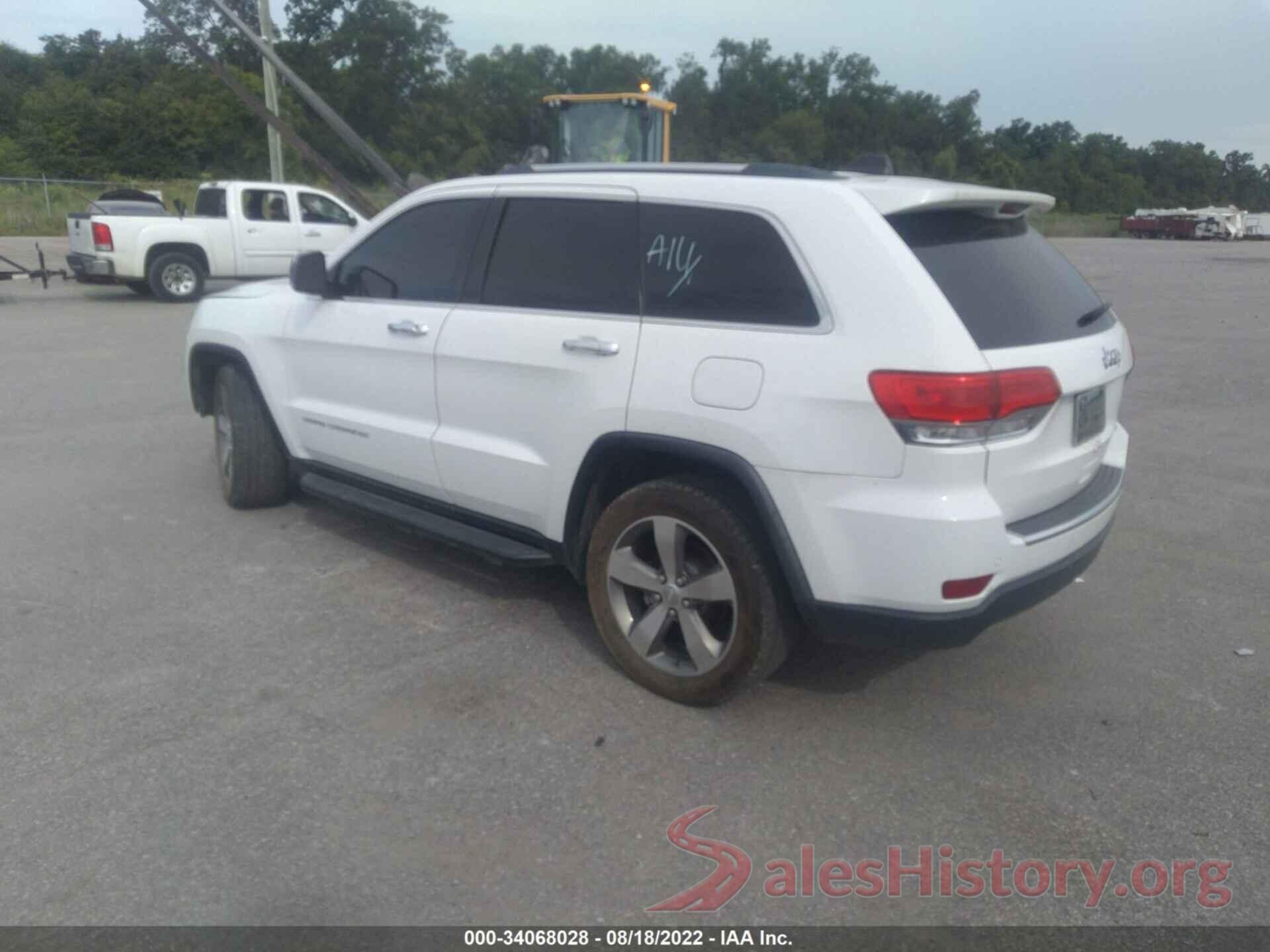 1C4RJEBG7GC501410 2016 JEEP GRAND CHEROKEE