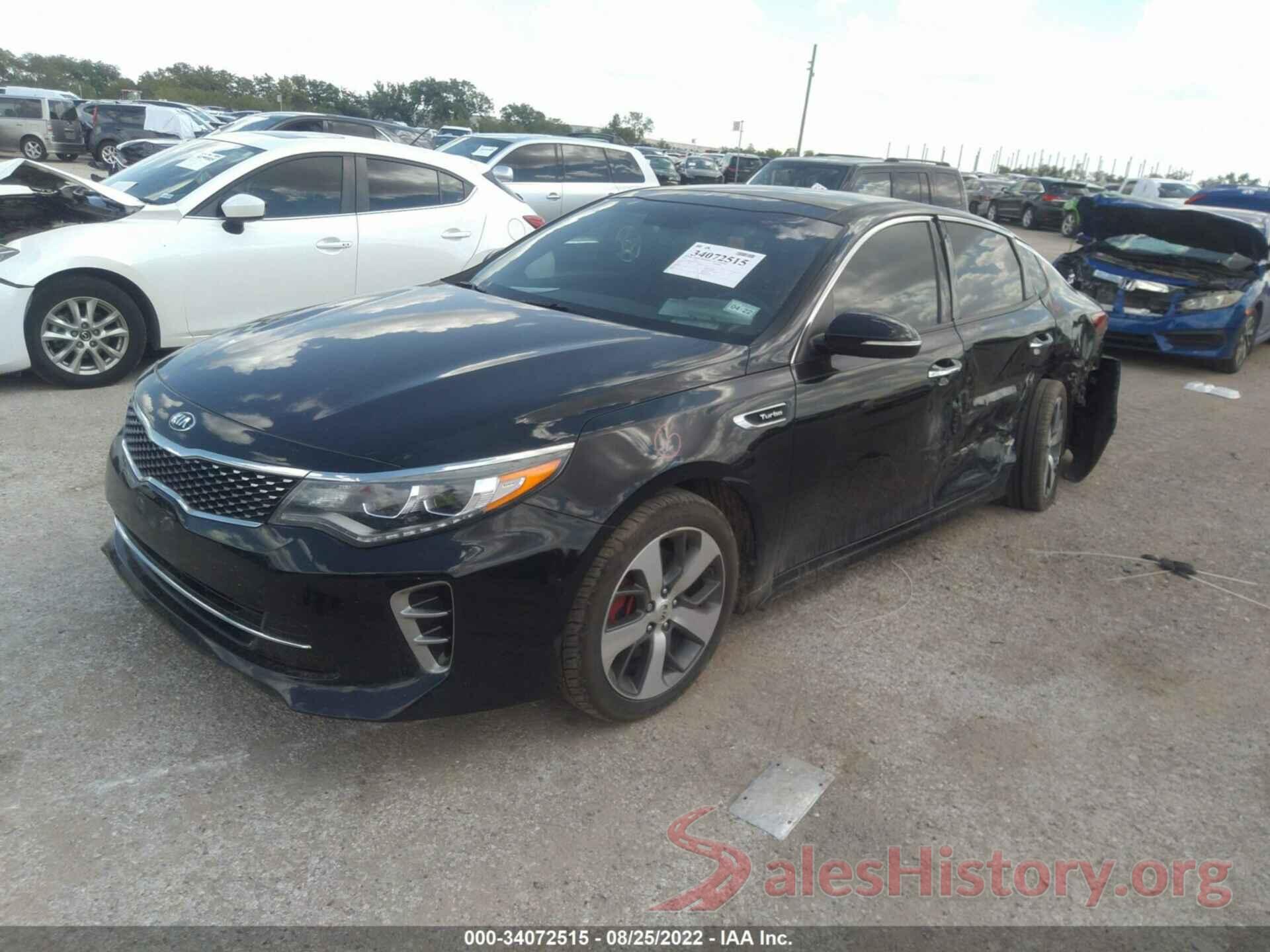 5XXGW4L22HG144452 2017 KIA OPTIMA