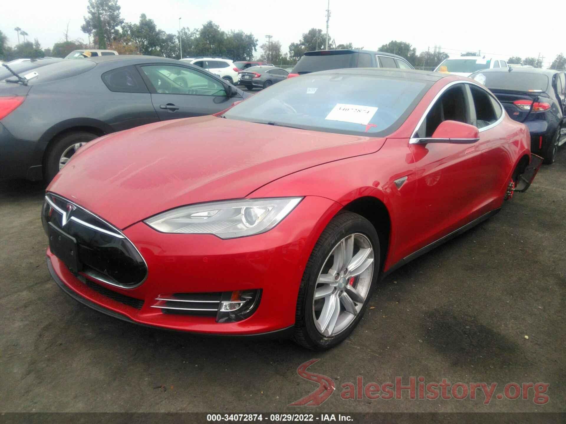 5YJSA1H49FF080511 2015 TESLA MODEL S