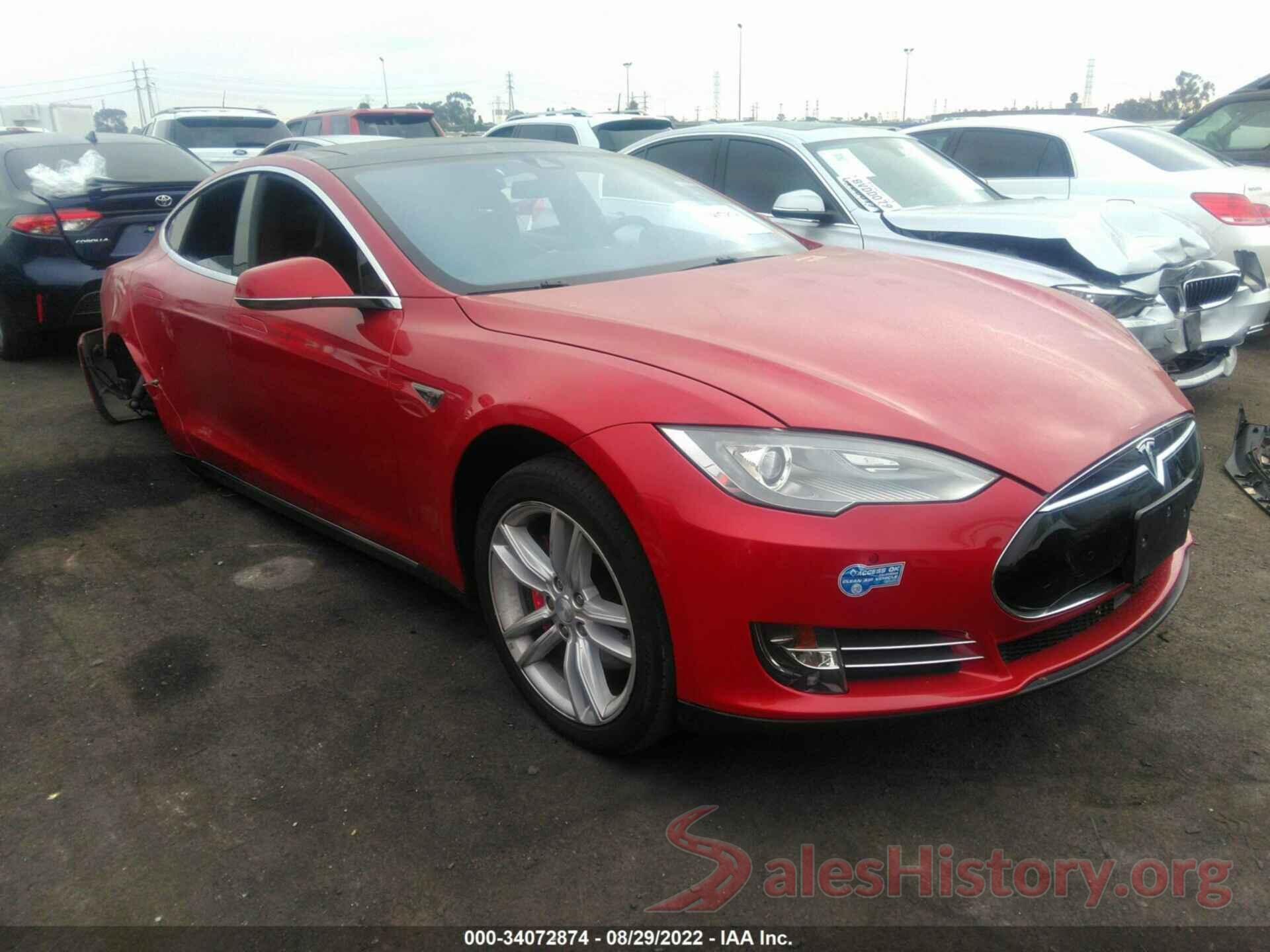 5YJSA1H49FF080511 2015 TESLA MODEL S