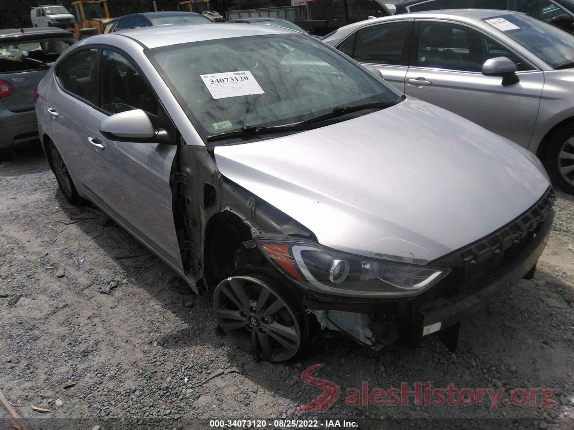 5NPD84LF3JH213630 2018 HYUNDAI ELANTRA