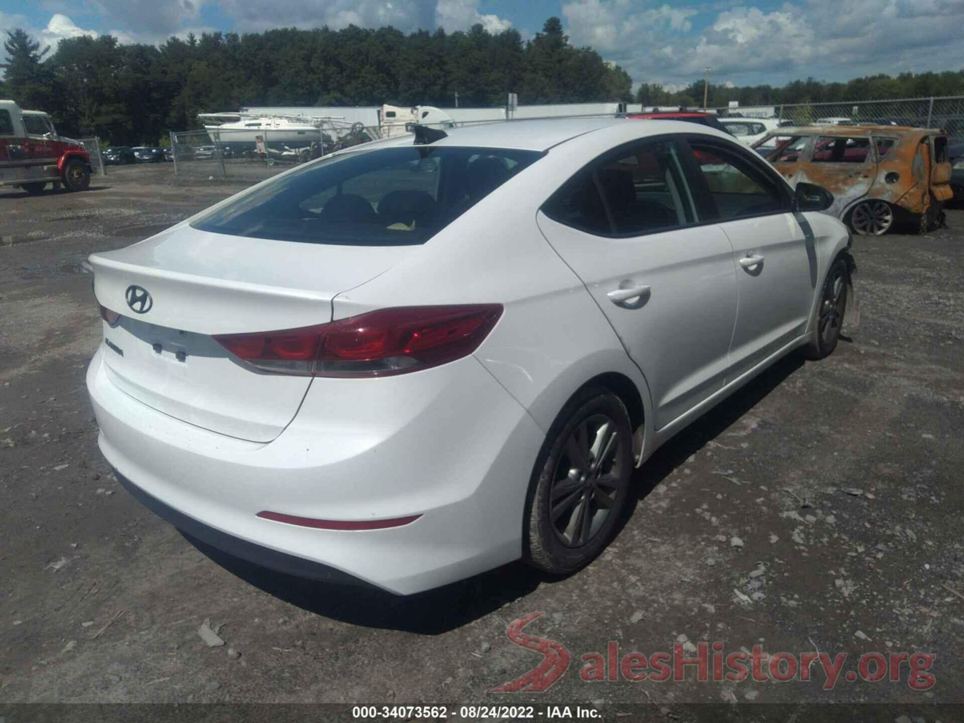 5NPD84LF2JH301939 2018 HYUNDAI ELANTRA