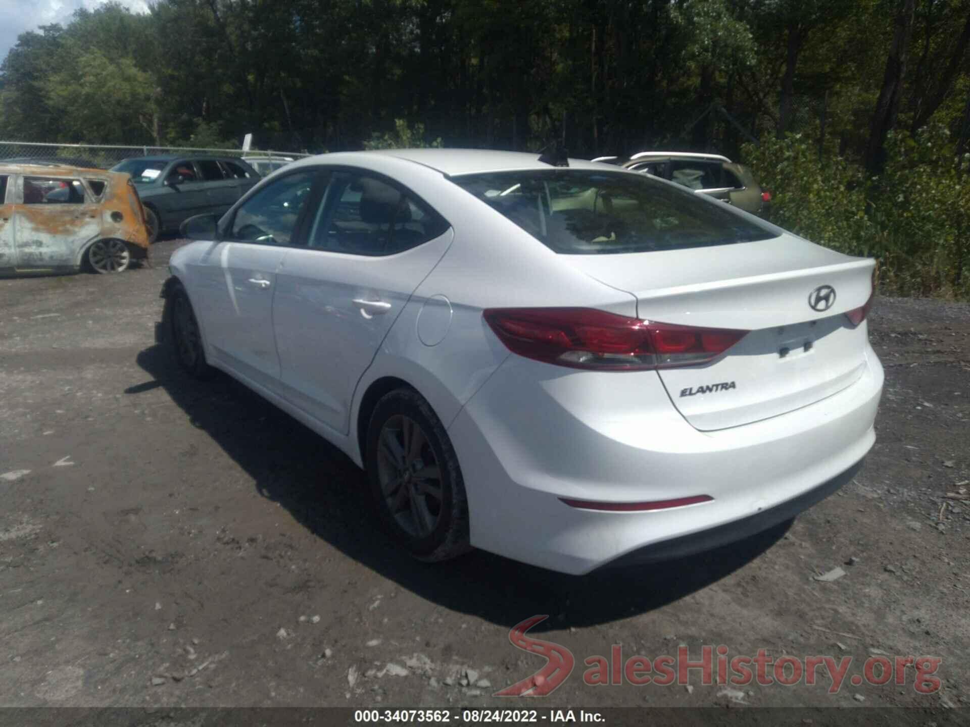 5NPD84LF2JH301939 2018 HYUNDAI ELANTRA