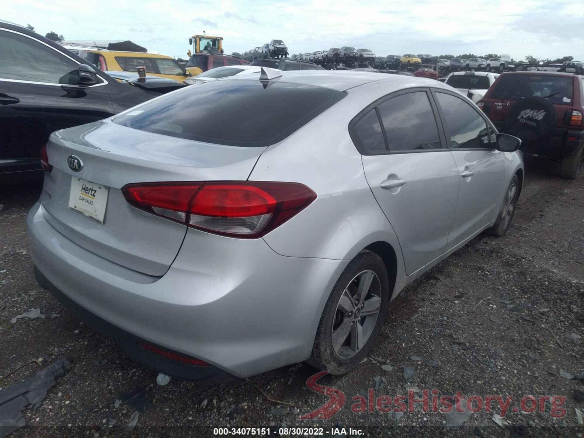 3KPFL4A73JE202859 2018 KIA FORTE