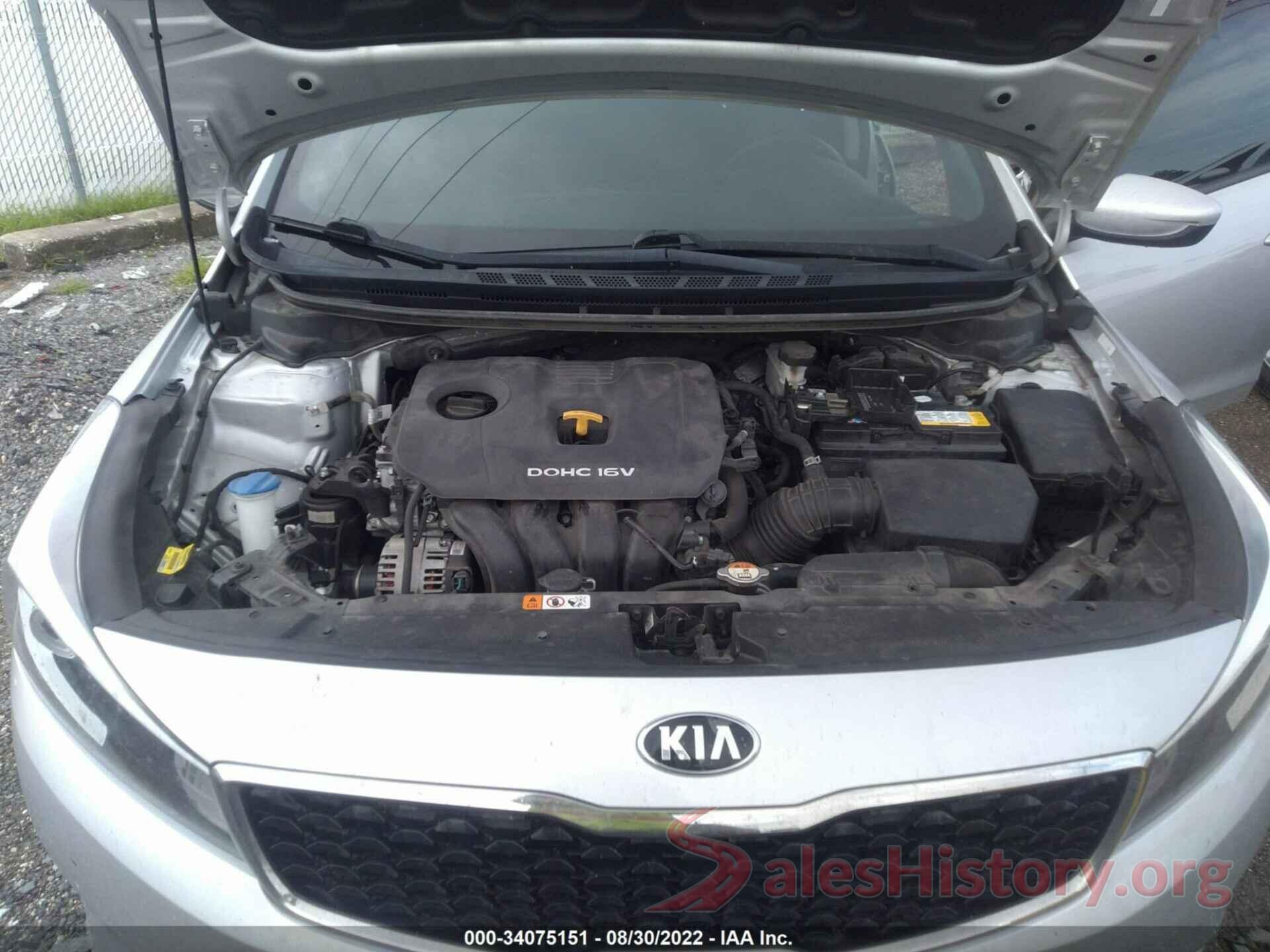 3KPFL4A73JE202859 2018 KIA FORTE