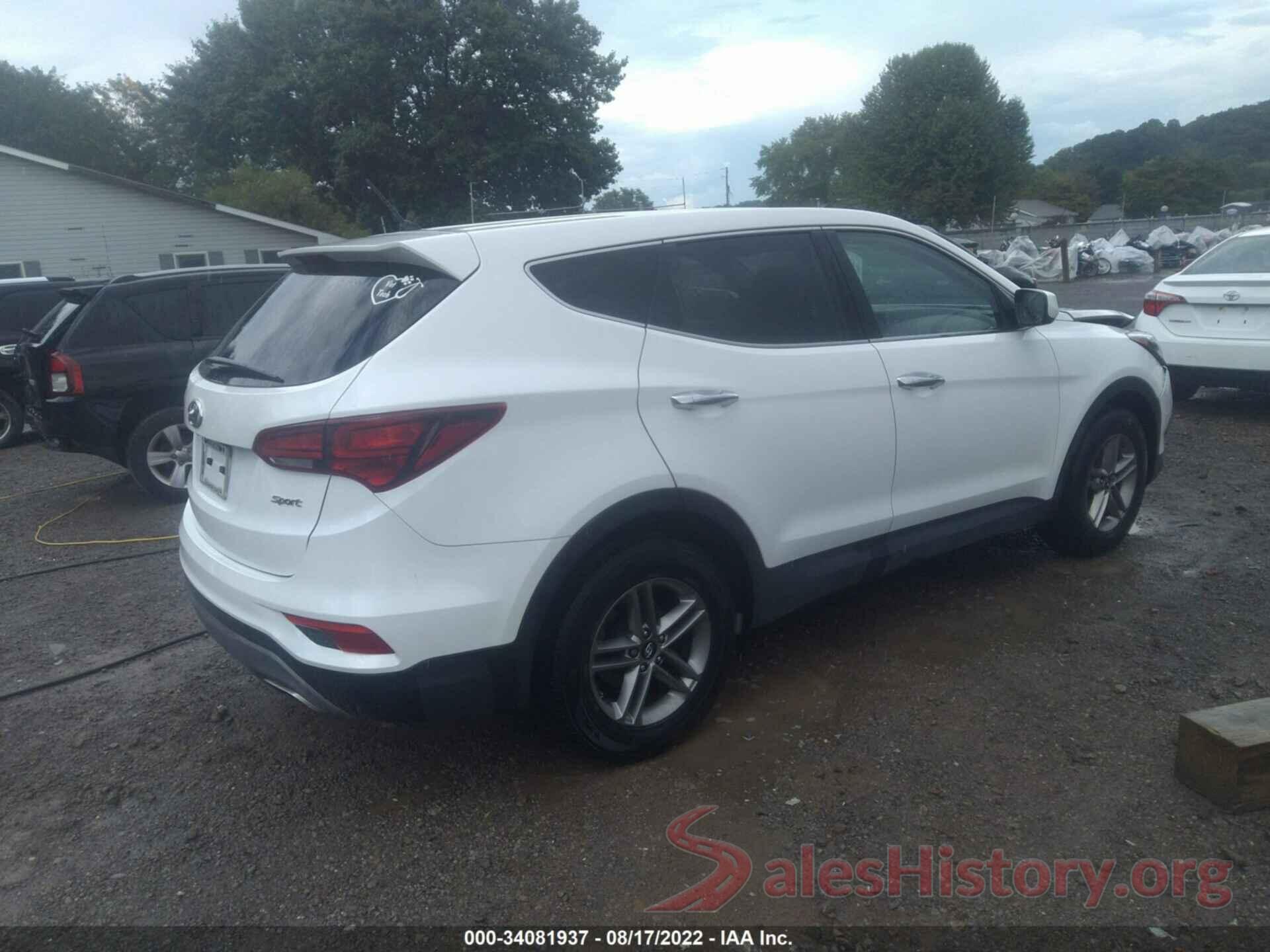 5NMZT3LB8JH084342 2018 HYUNDAI SANTA FE SPORT