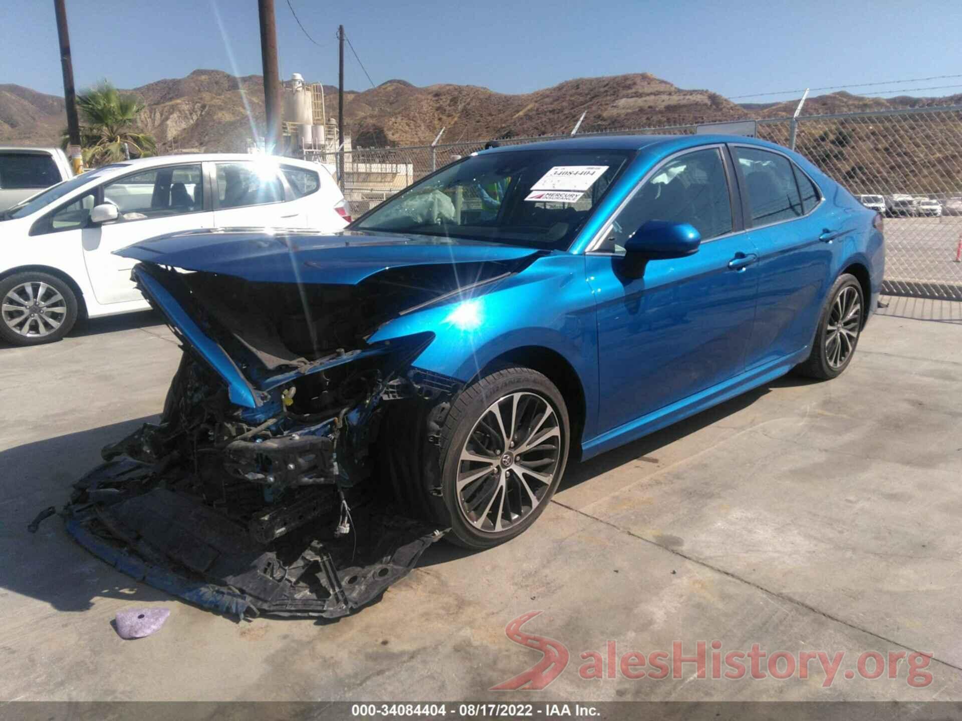 4T1B11HKXKU284780 2019 TOYOTA CAMRY