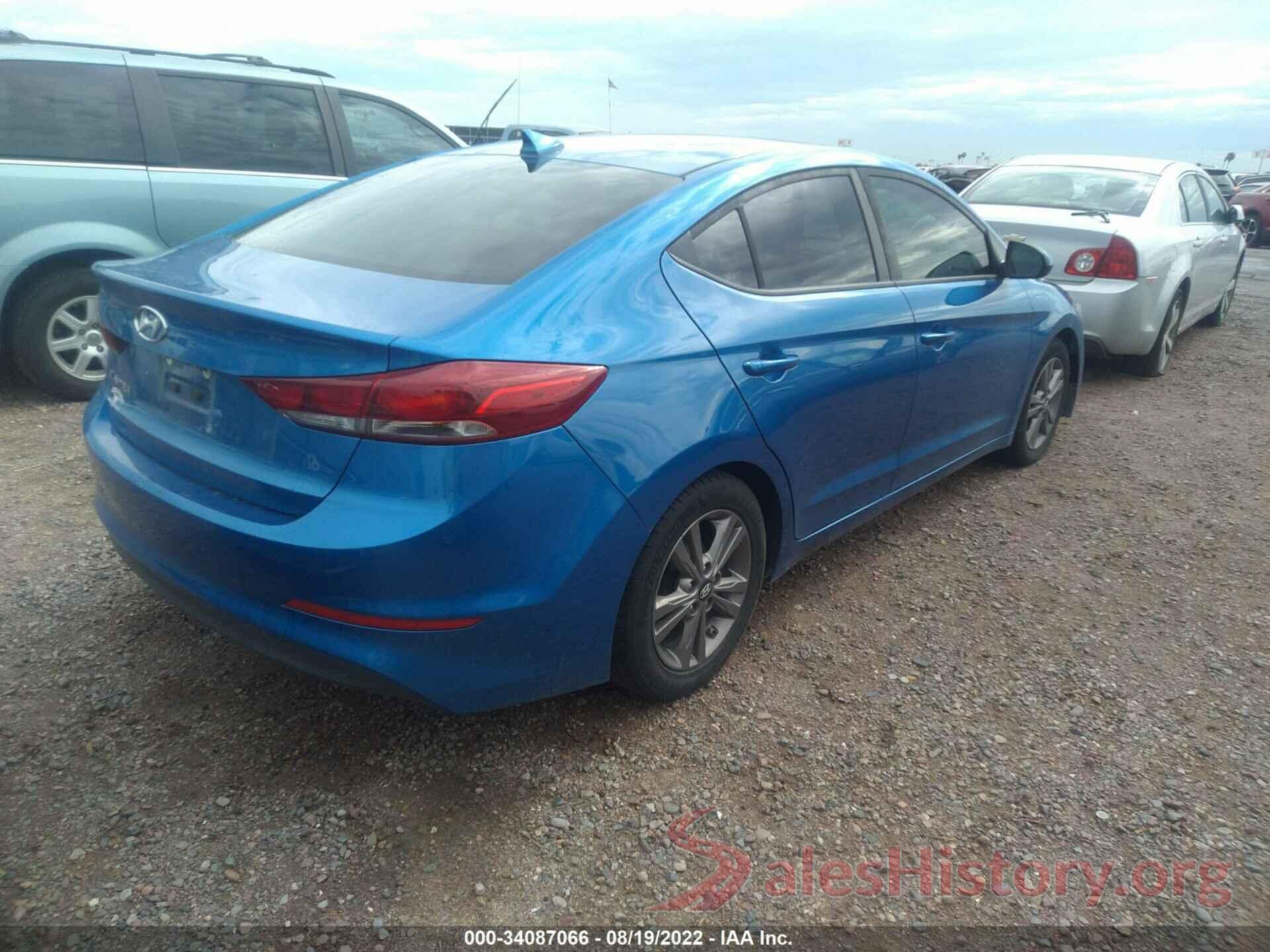 5NPD84LF7HH206934 2017 HYUNDAI ELANTRA