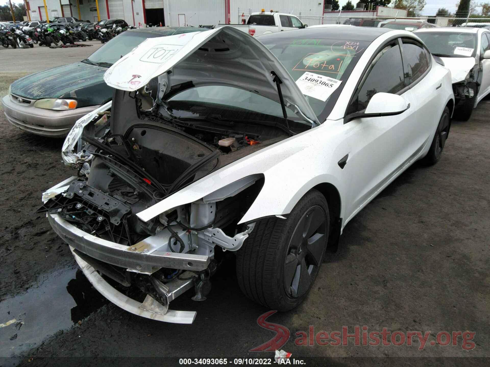 5YJ3E1EA3MF938782 2021 TESLA MODEL 3