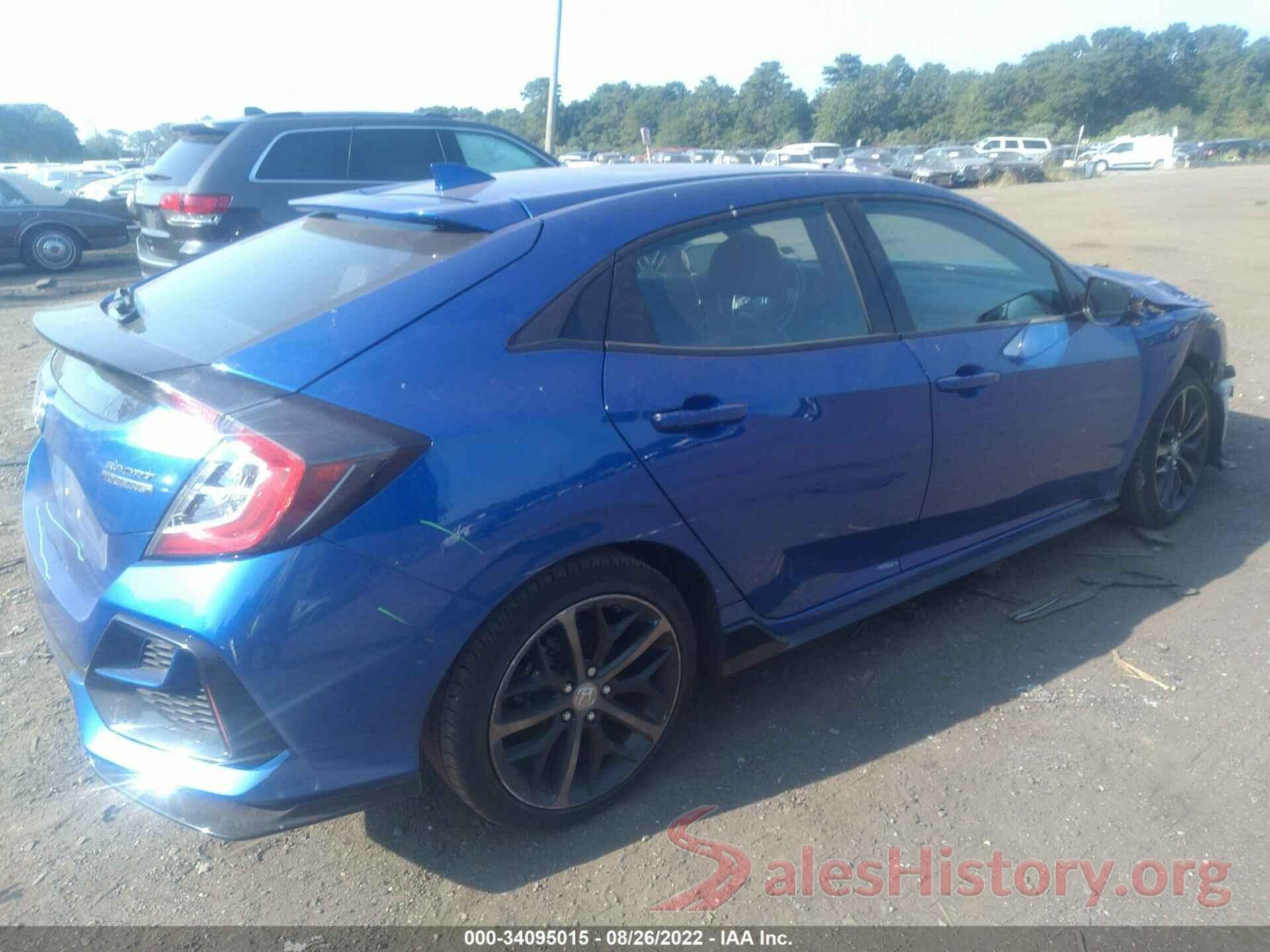 SHHFK7H99LU408713 2020 HONDA CIVIC HATCHBACK