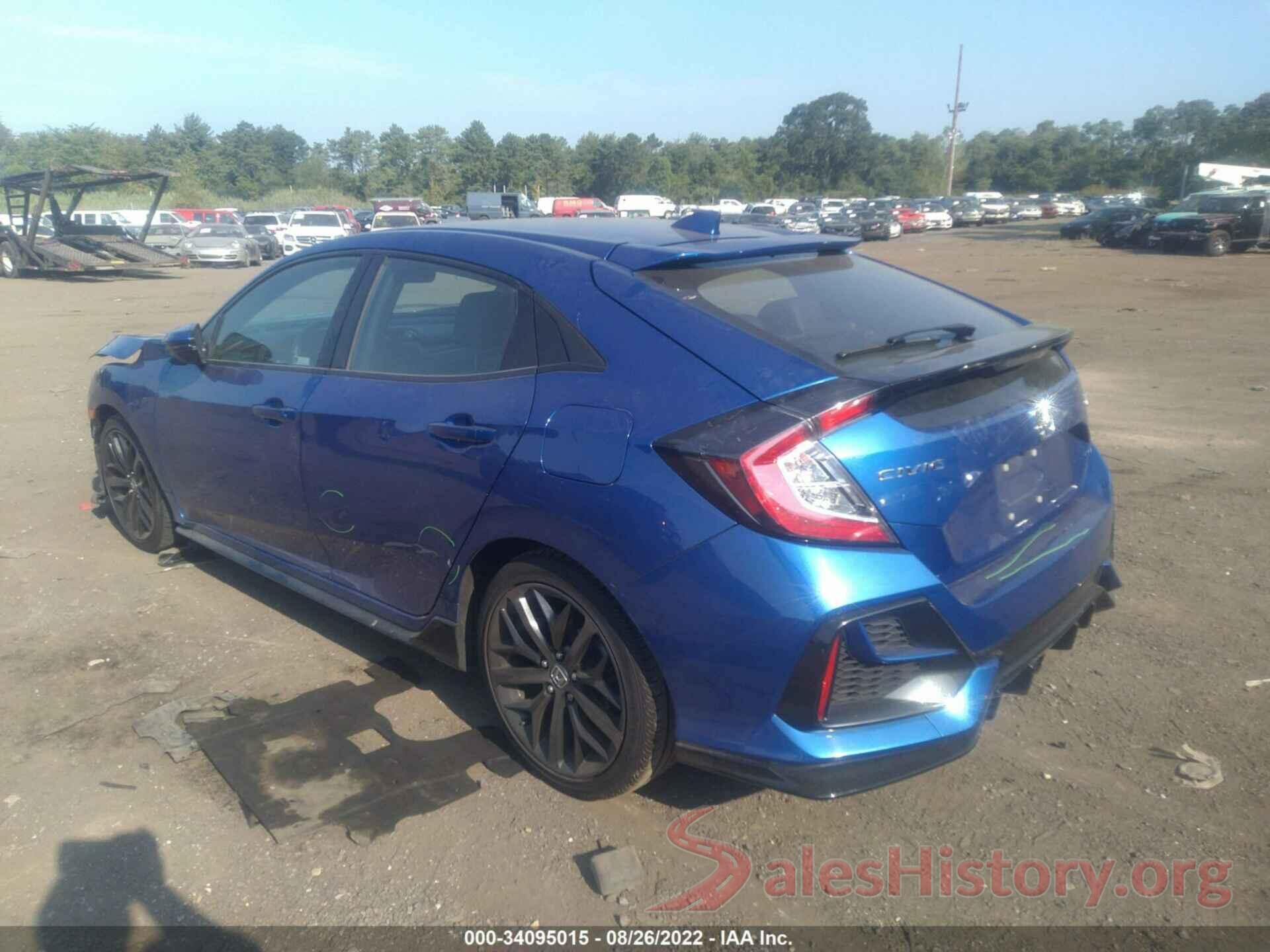 SHHFK7H99LU408713 2020 HONDA CIVIC HATCHBACK