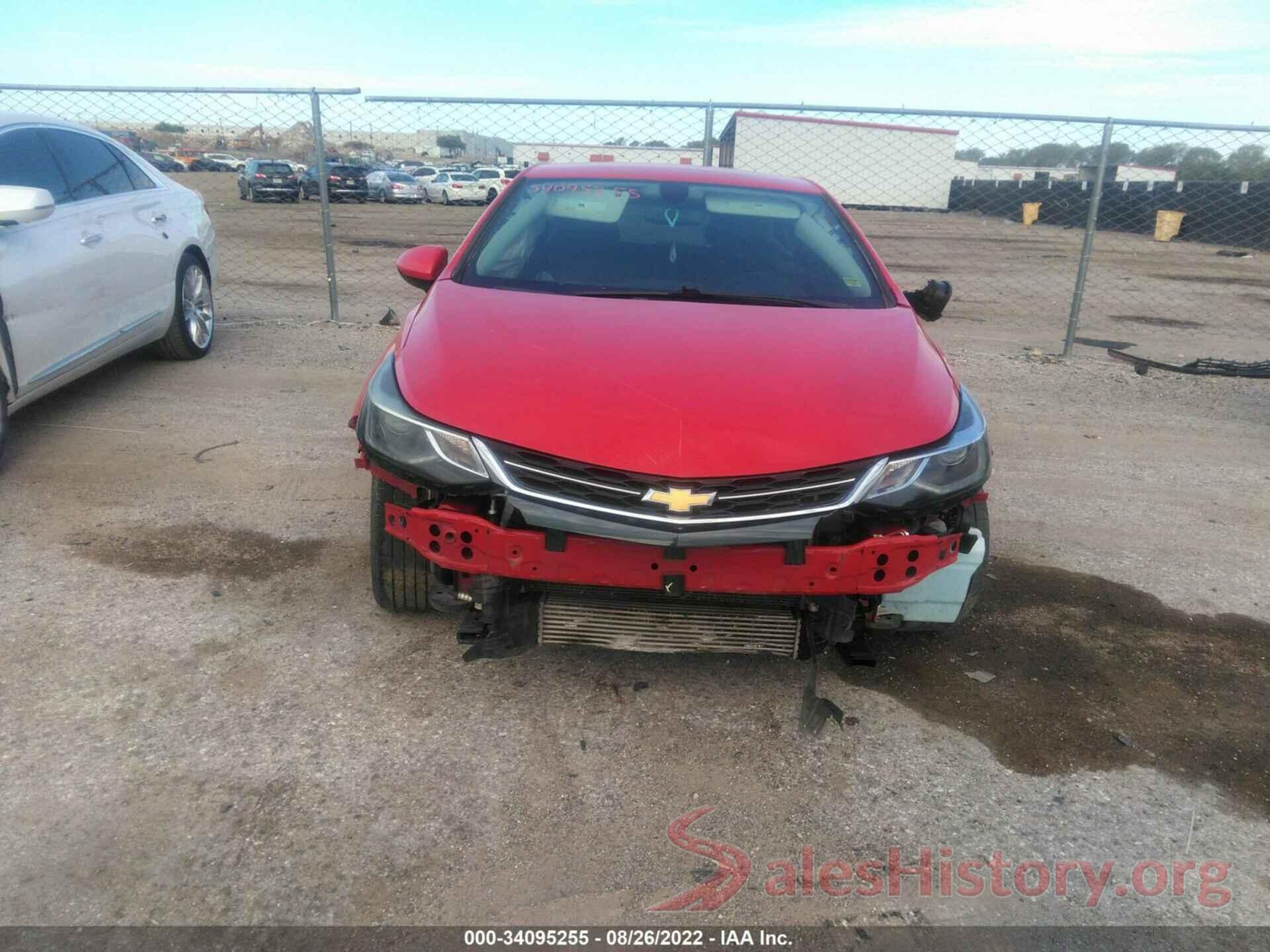 3G1BE6SM4HS581982 2017 CHEVROLET CRUZE