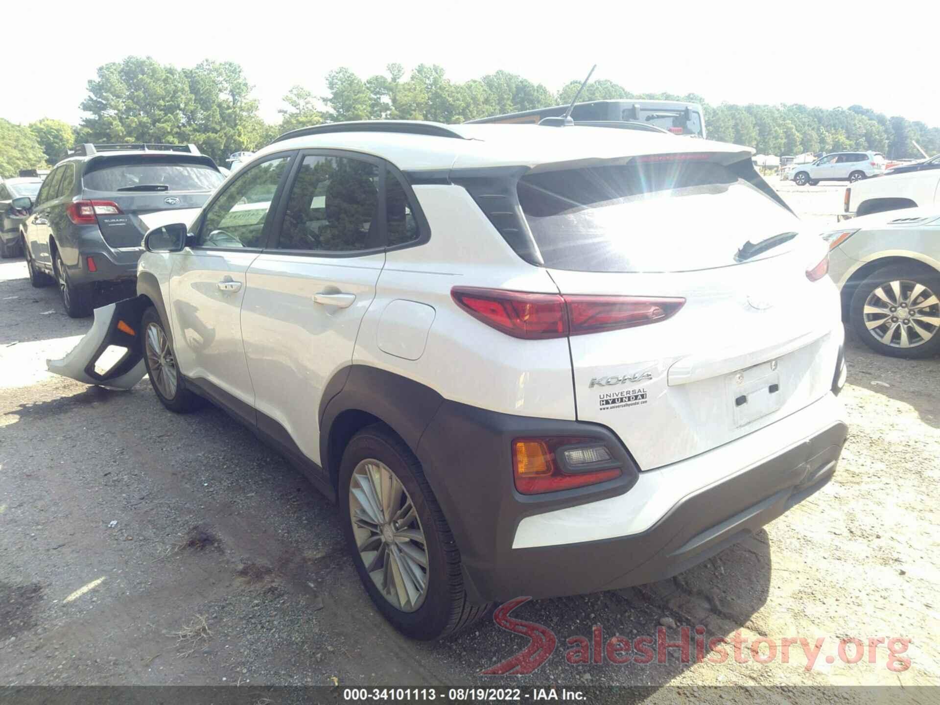 KM8K22AA2LU553408 2020 HYUNDAI KONA