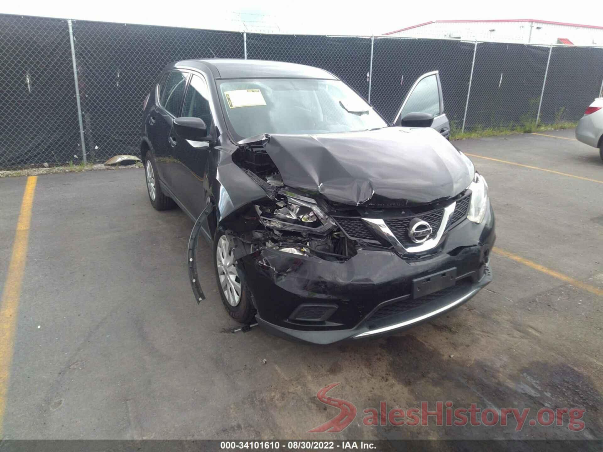 KNMAT2MV9GP691172 2016 NISSAN ROGUE