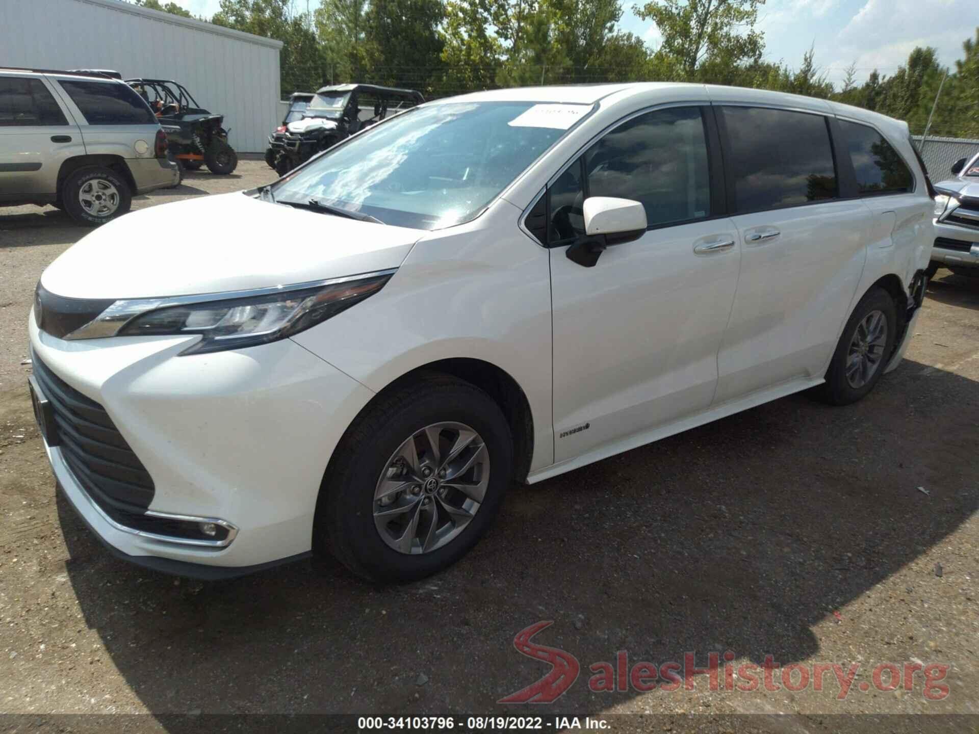 5TDYRKEC1MS008473 2021 TOYOTA SIENNA