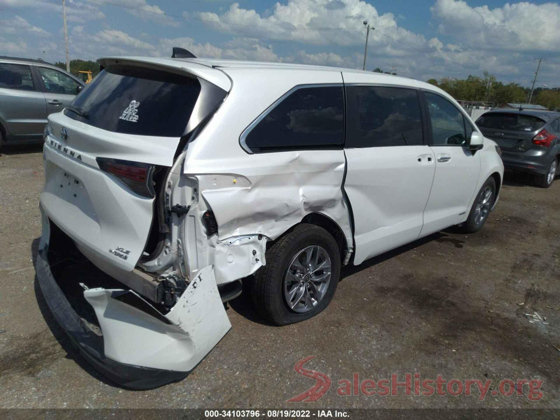 5TDYRKEC1MS008473 2021 TOYOTA SIENNA