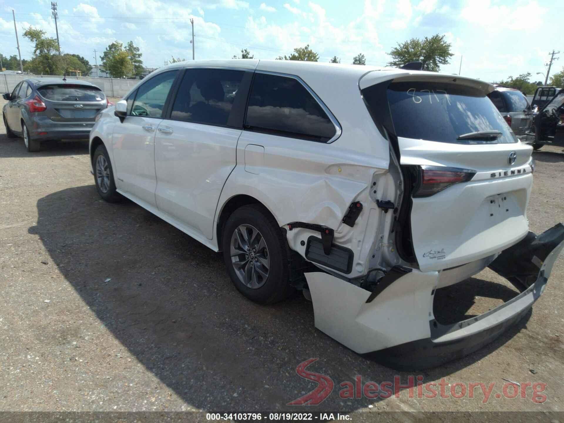 5TDYRKEC1MS008473 2021 TOYOTA SIENNA