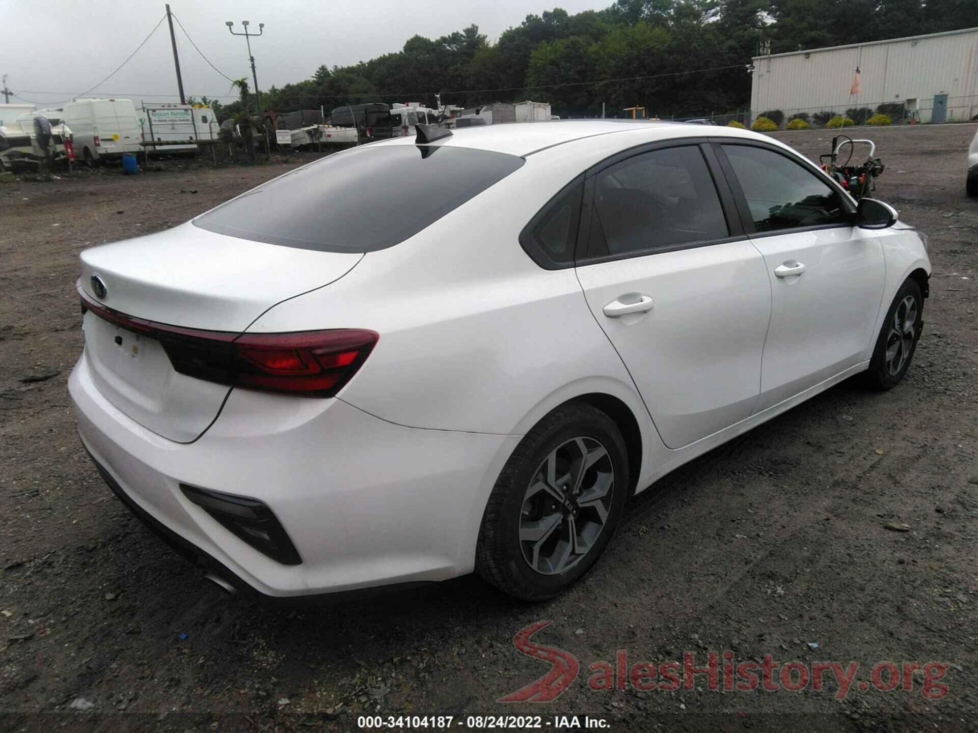 3KPF24ADXKE080835 2019 KIA FORTE