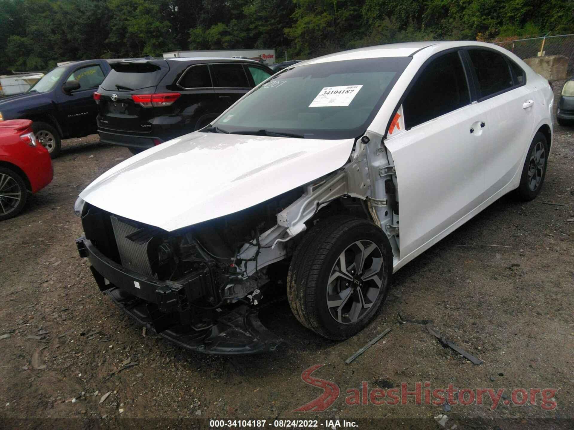 3KPF24ADXKE080835 2019 KIA FORTE