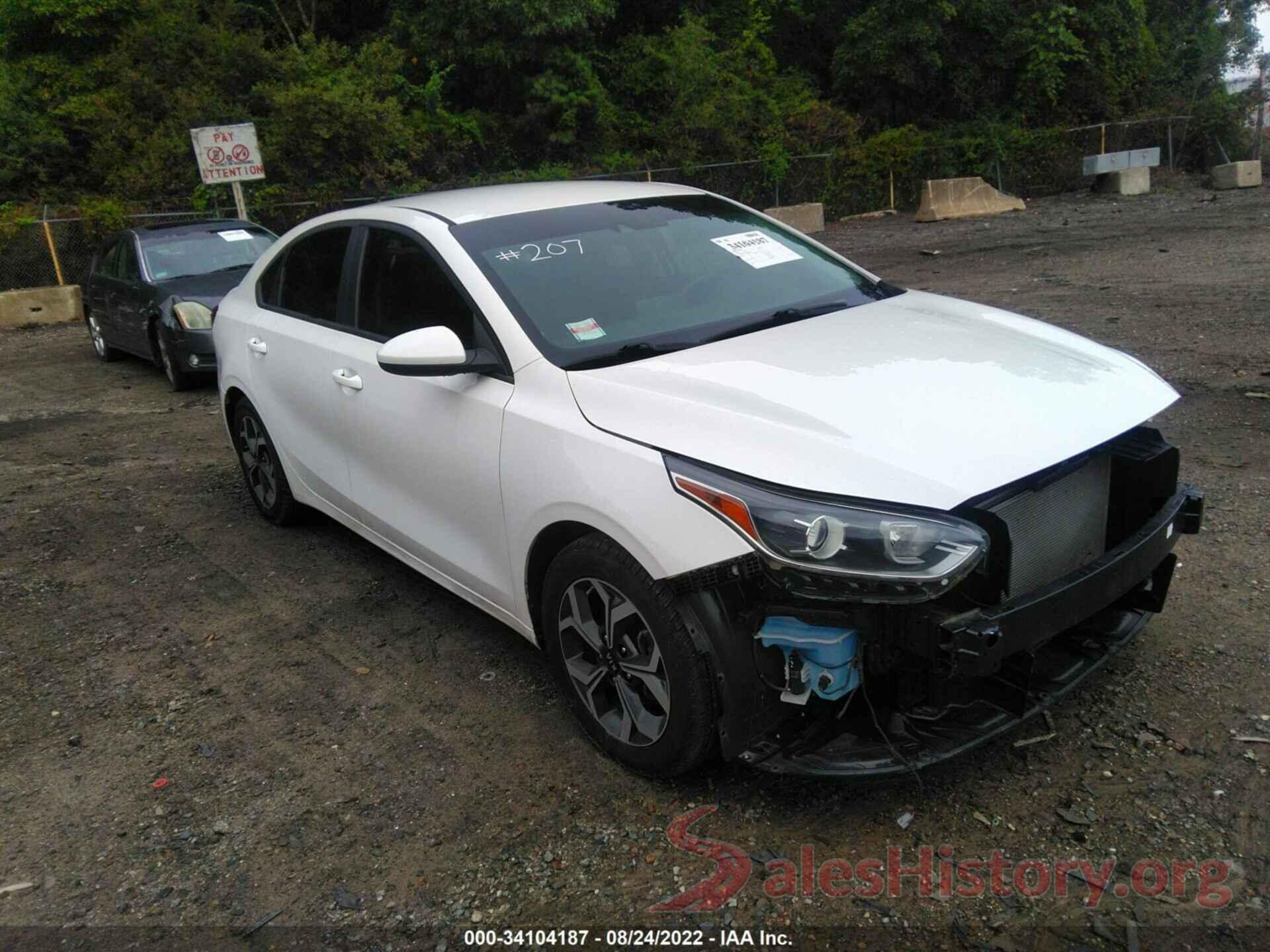 3KPF24ADXKE080835 2019 KIA FORTE