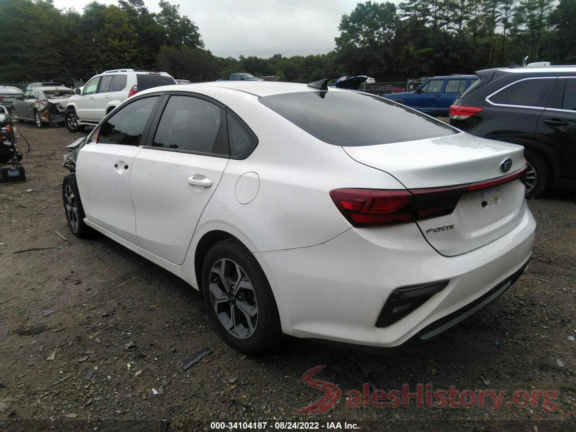 3KPF24ADXKE080835 2019 KIA FORTE