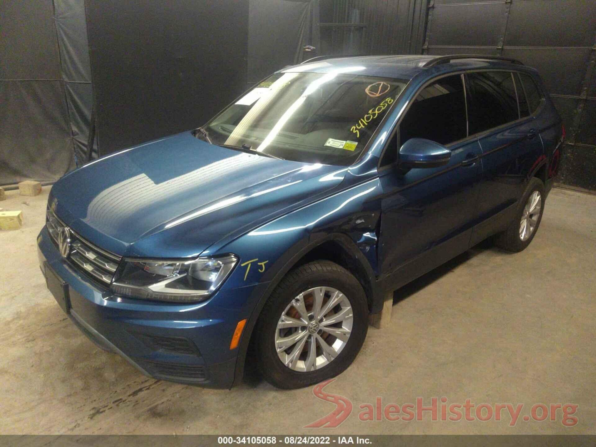 3VV0B7AX1KM013498 2019 VOLKSWAGEN TIGUAN