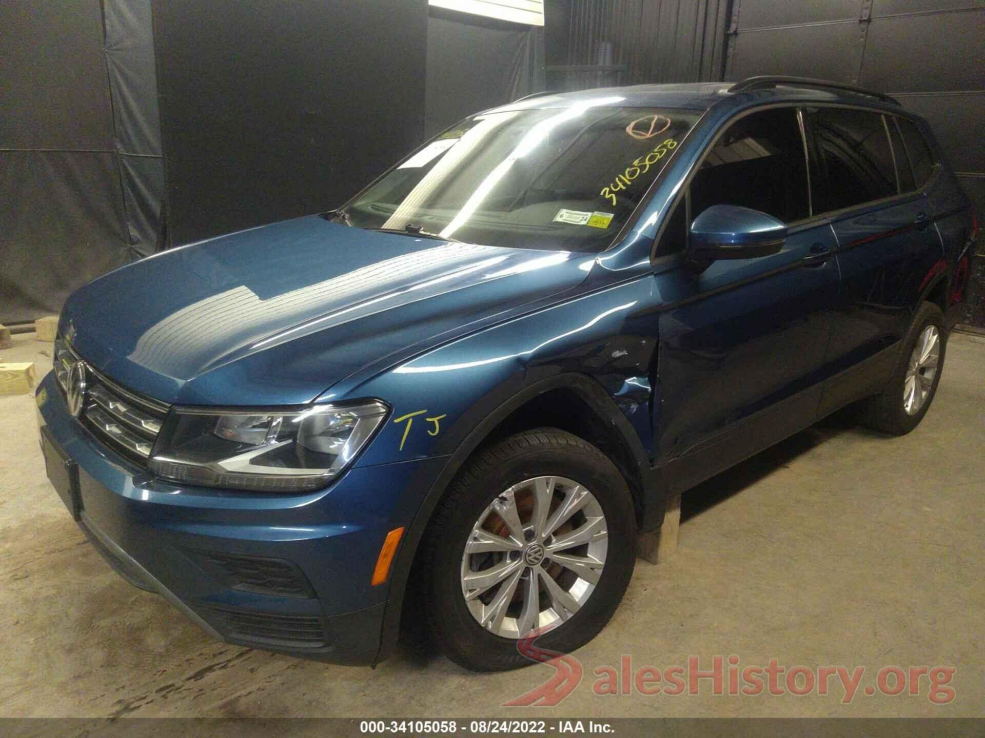 3VV0B7AX1KM013498 2019 VOLKSWAGEN TIGUAN