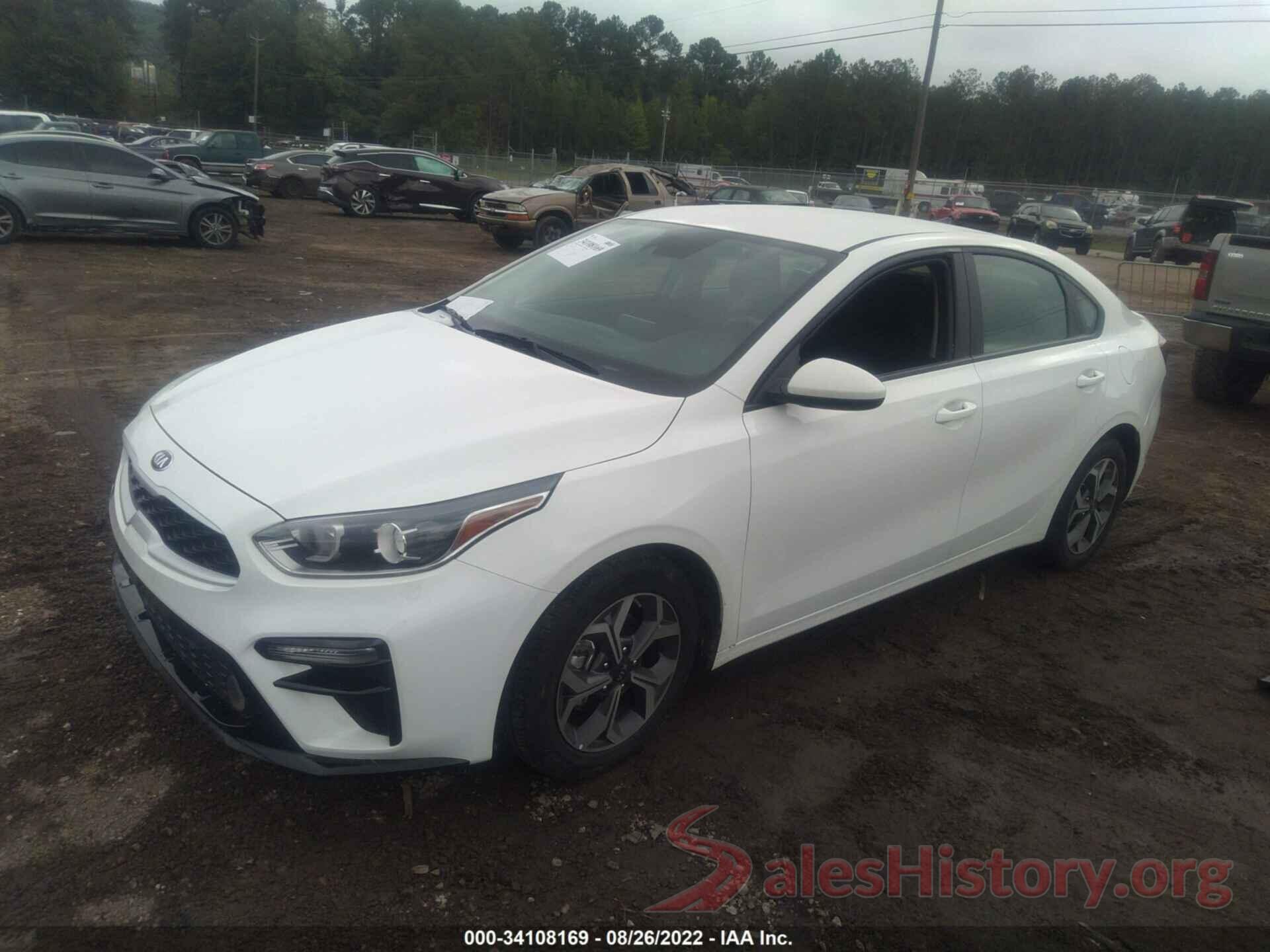 3KPF24AD2LE237839 2020 KIA FORTE