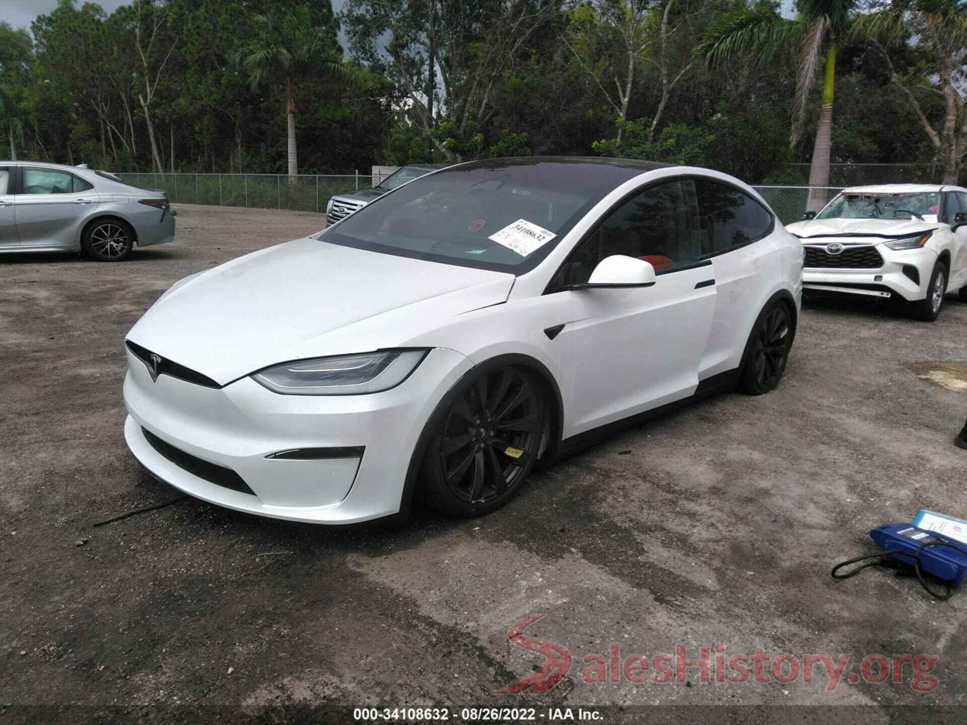 7SAXCBE55NF335983 2022 TESLA MODEL X