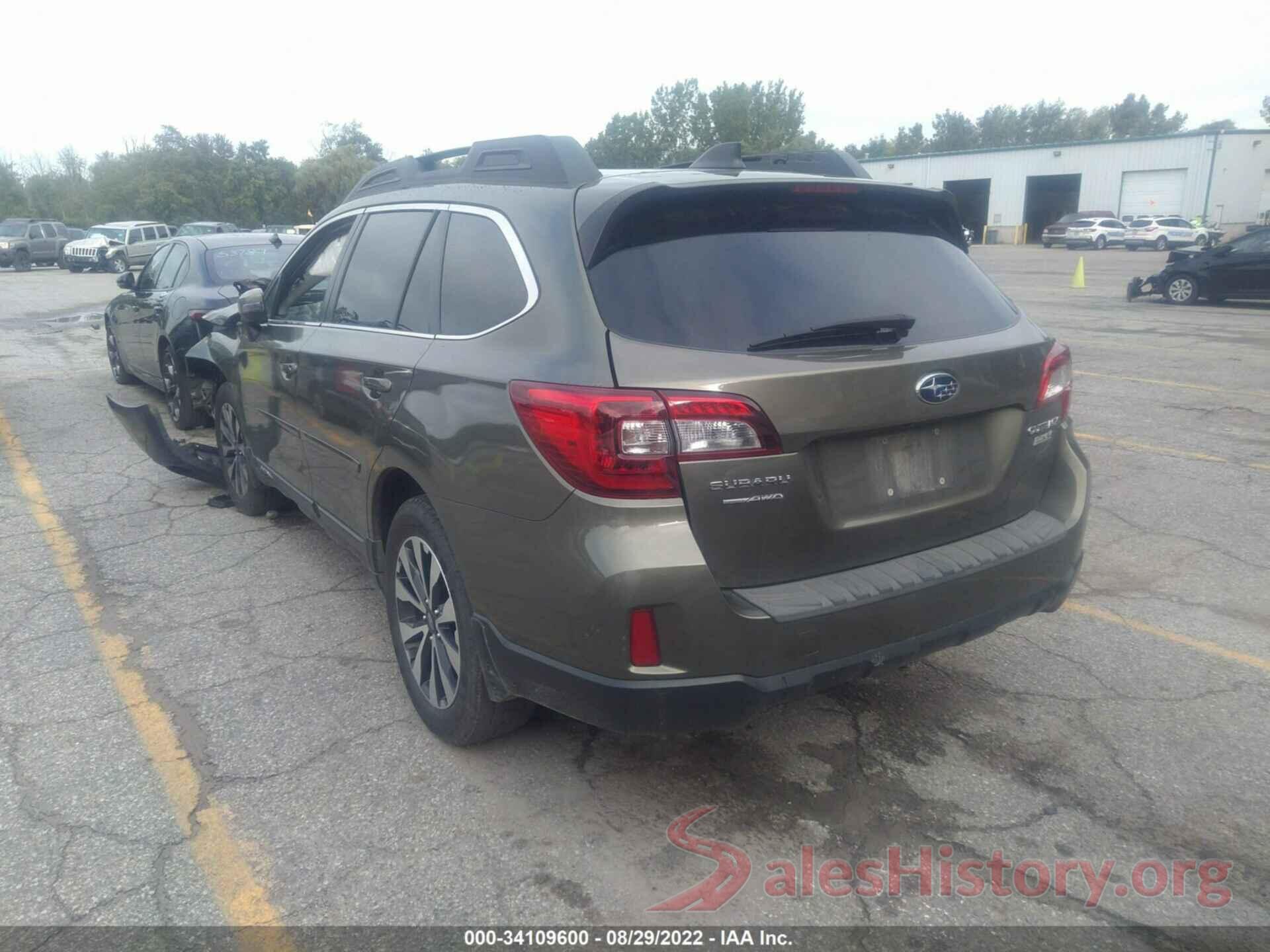 4S4BSANC5G3350661 2016 SUBARU OUTBACK