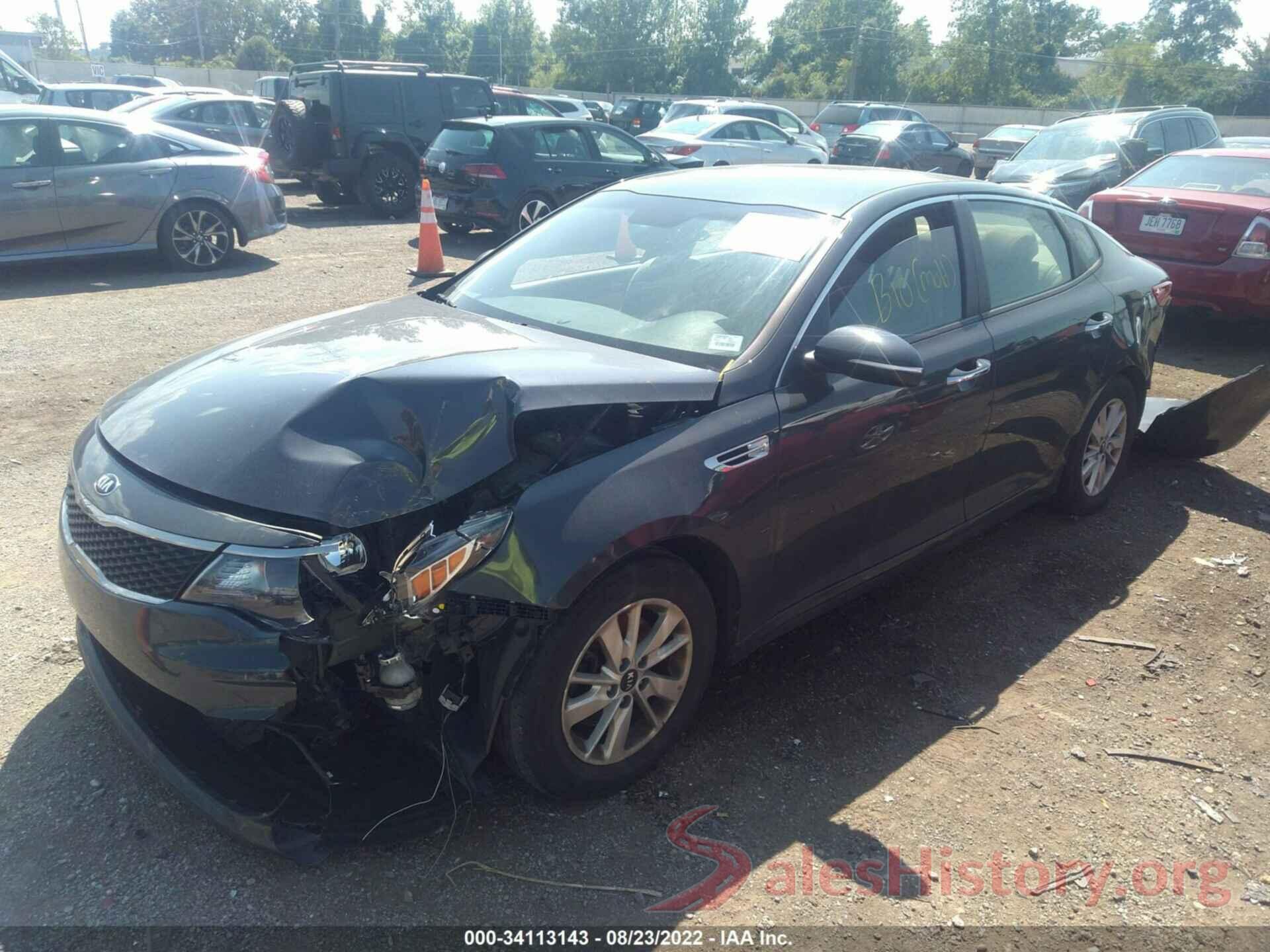 KNAGT4L35G5078500 2016 KIA OPTIMA